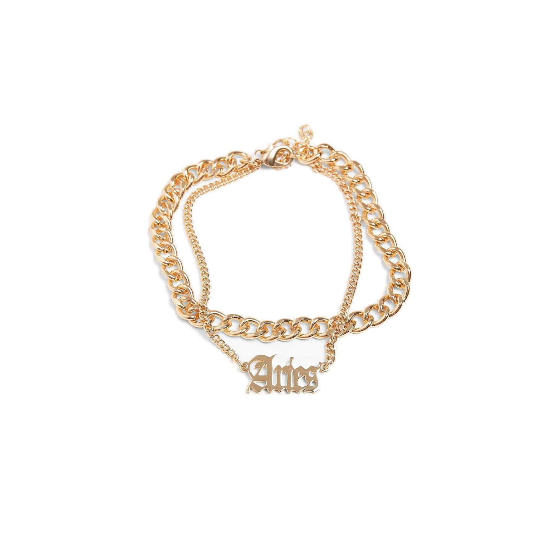 4065812131195 - Zodiac Golden Anklet Aries Fusskette goldfarben