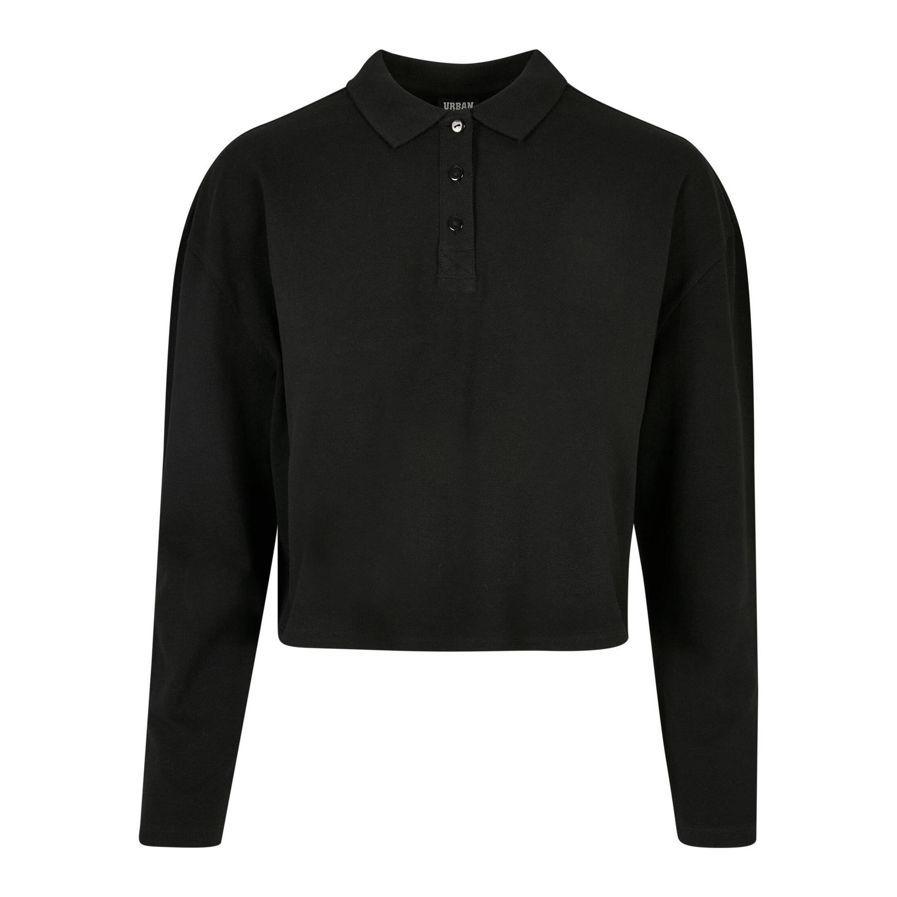4065812233813 - Polo-Shirt kurz Langarm Oversize Frau Urban Classics
