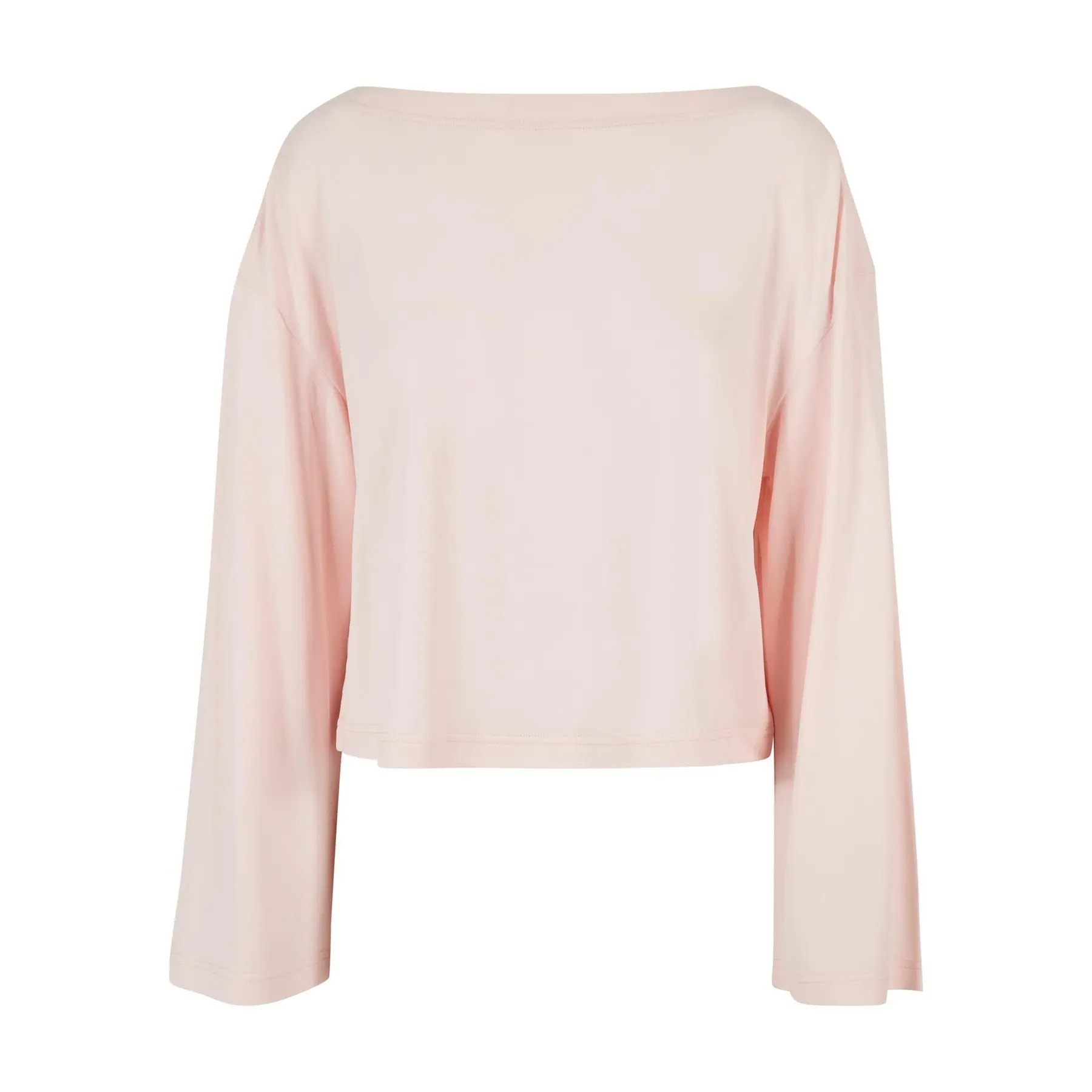 Women's long sleeve modal short boat neck t-shirt Urban Classics