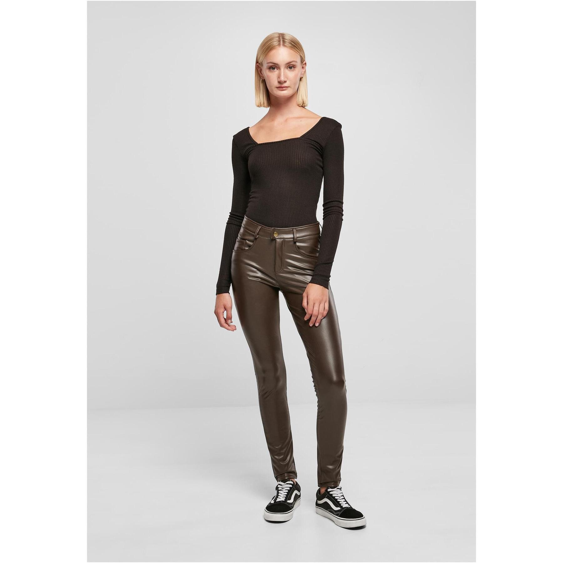 4065812350381 - Kunstlederhose mittelgroß Damen Urban Classics