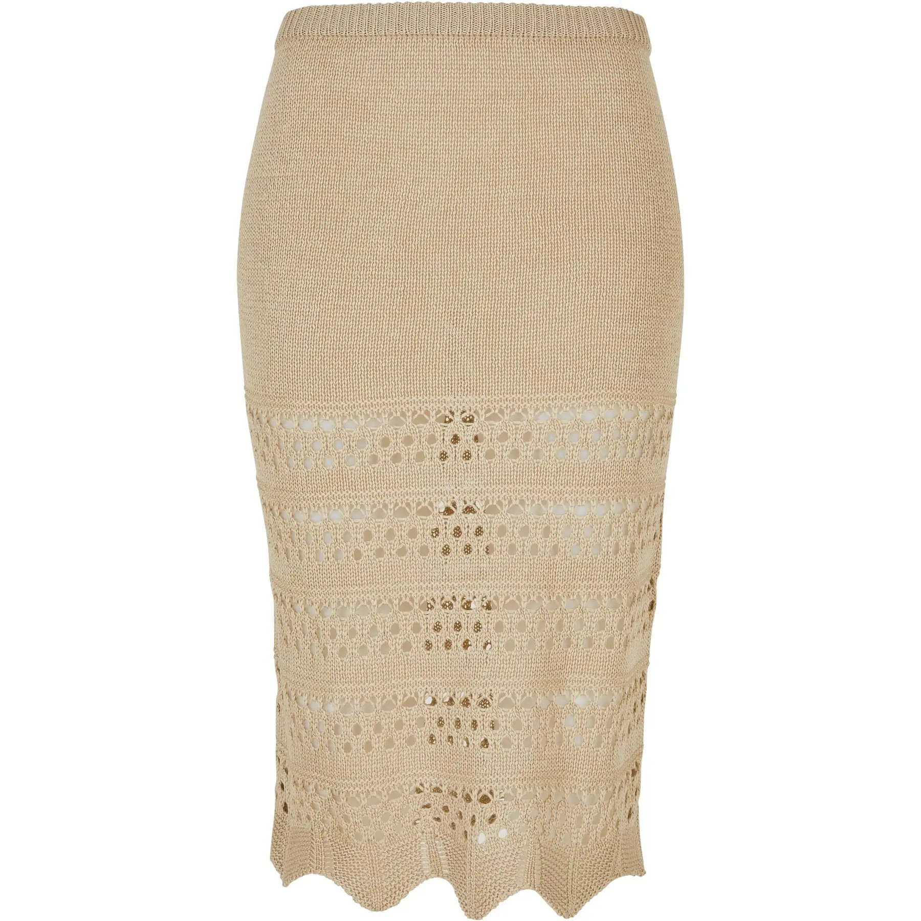 4065812422705 - Strickrock Häkelrock 3 4 Frau Urban Classics