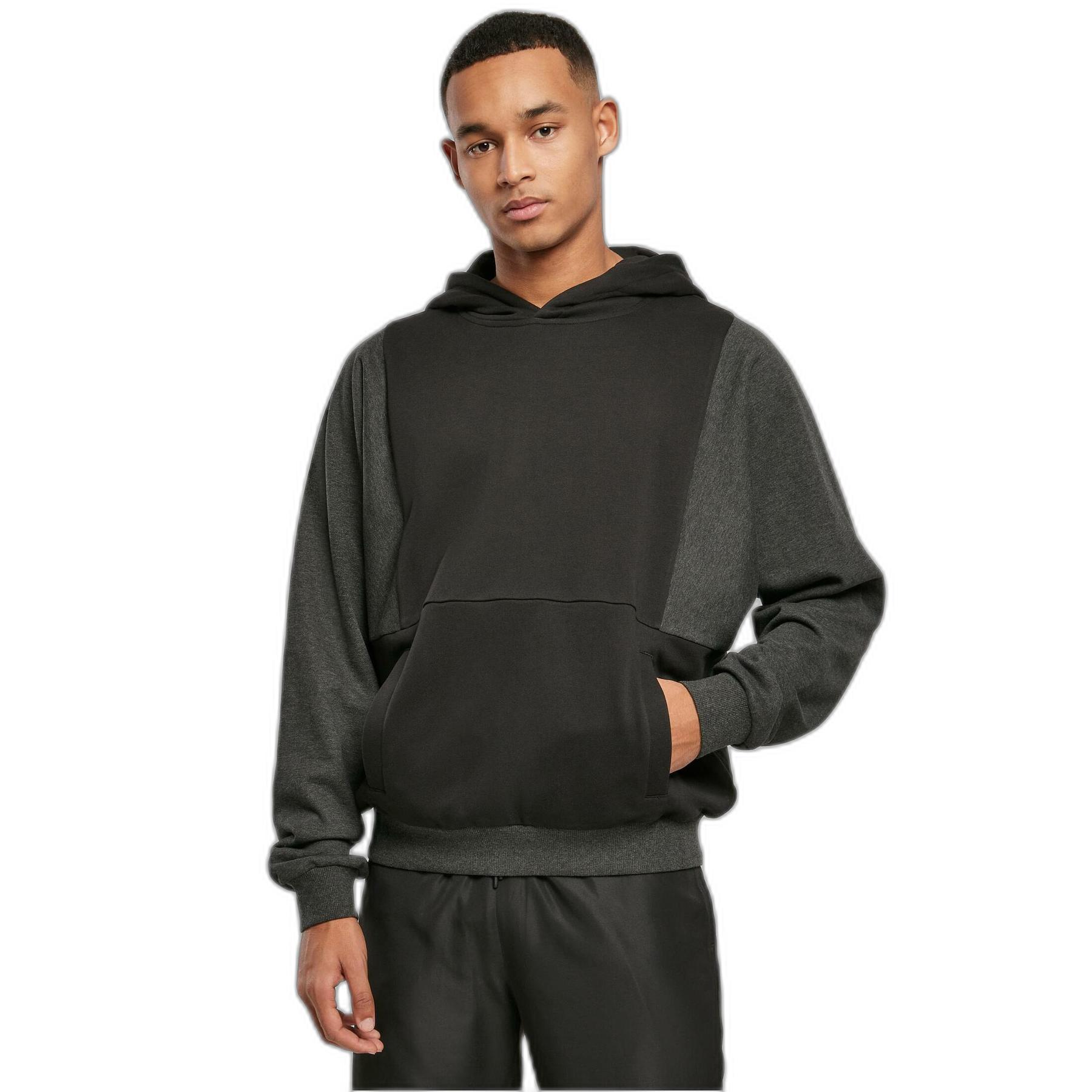 4065812177421 - Cut On Sleeve Hoody Kapuzenpullover schwarz charcoal