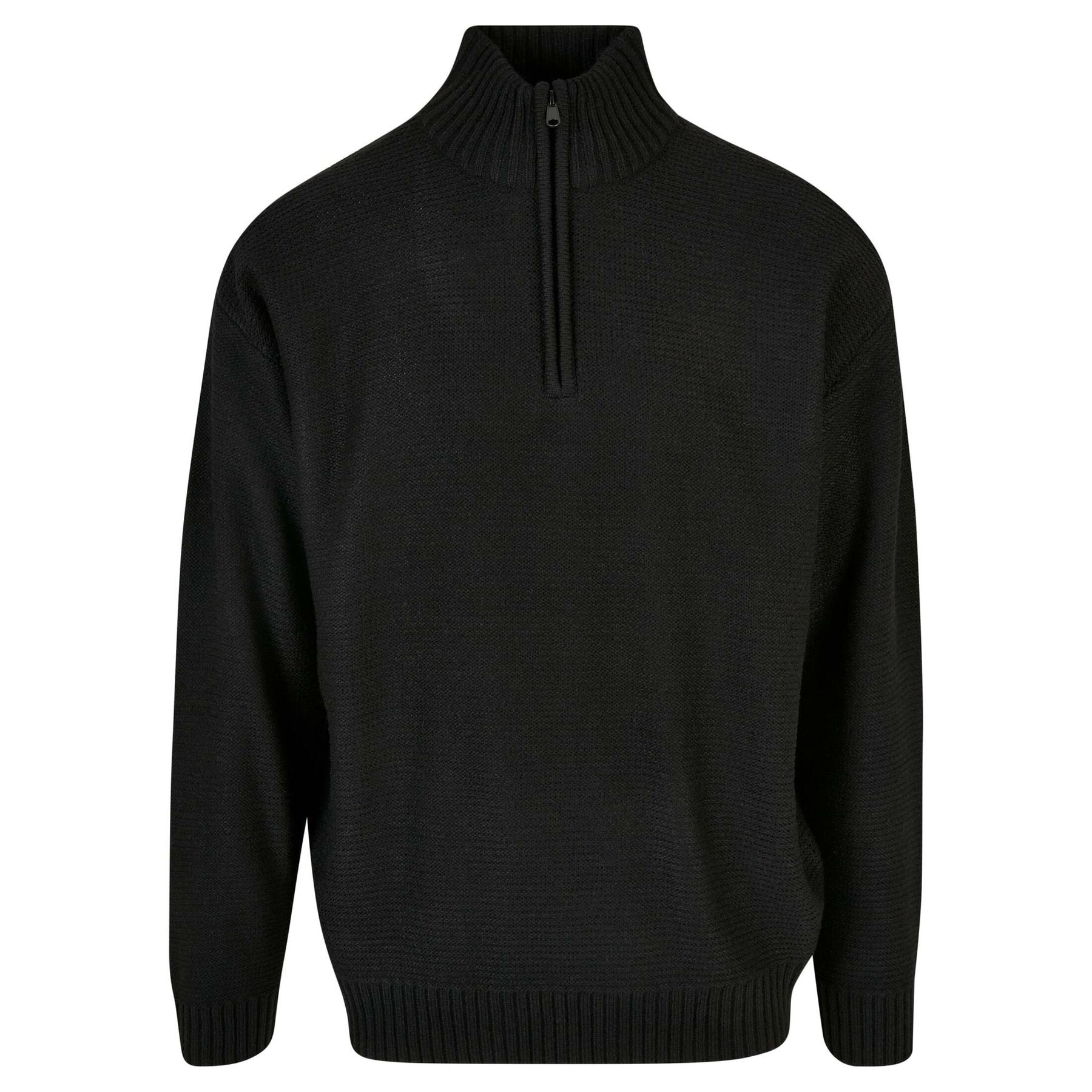 4065812182357 - Knit Troyer Strickpullover schwarz in XL