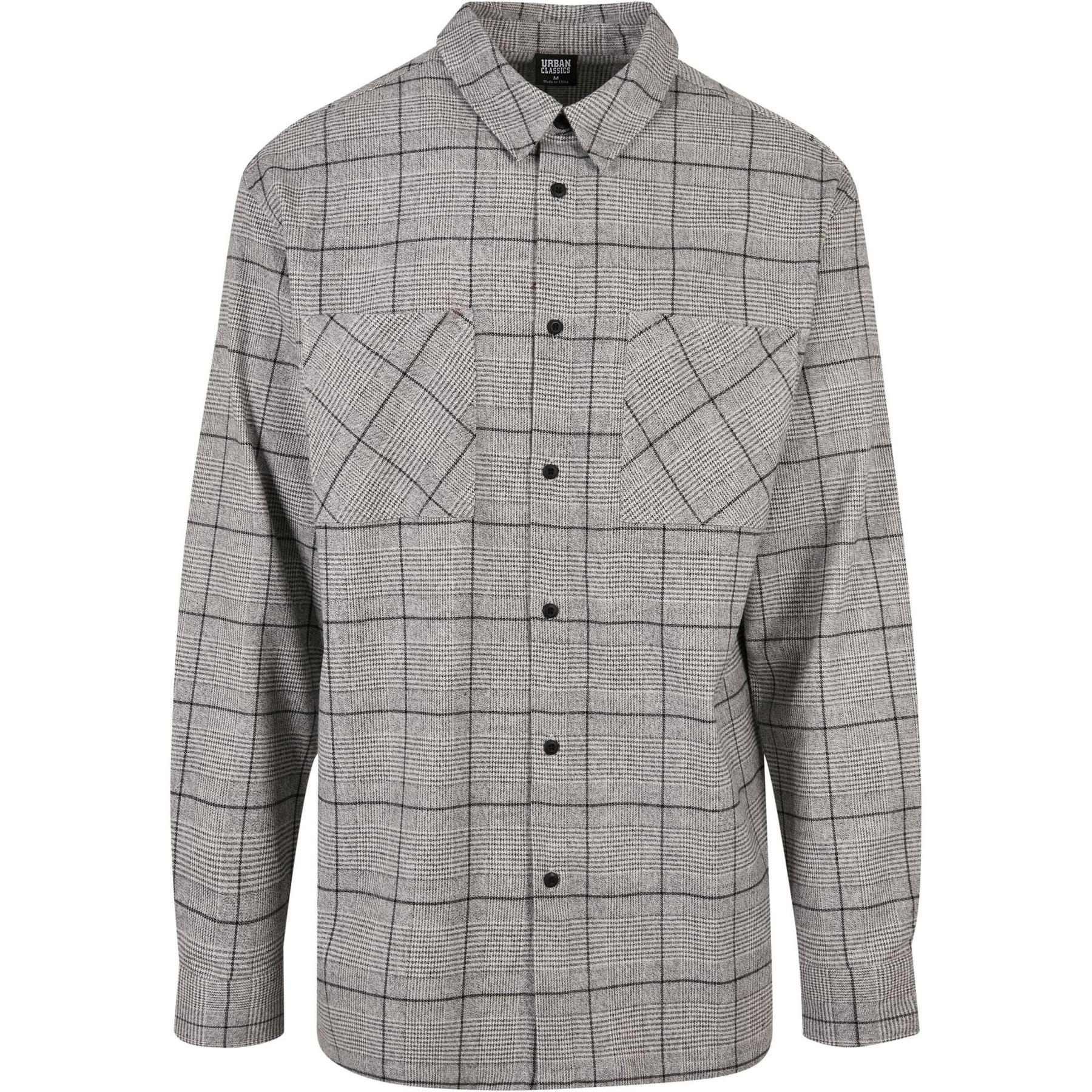 Camicia a quadri oversize a maniche lunghe Urban Classics