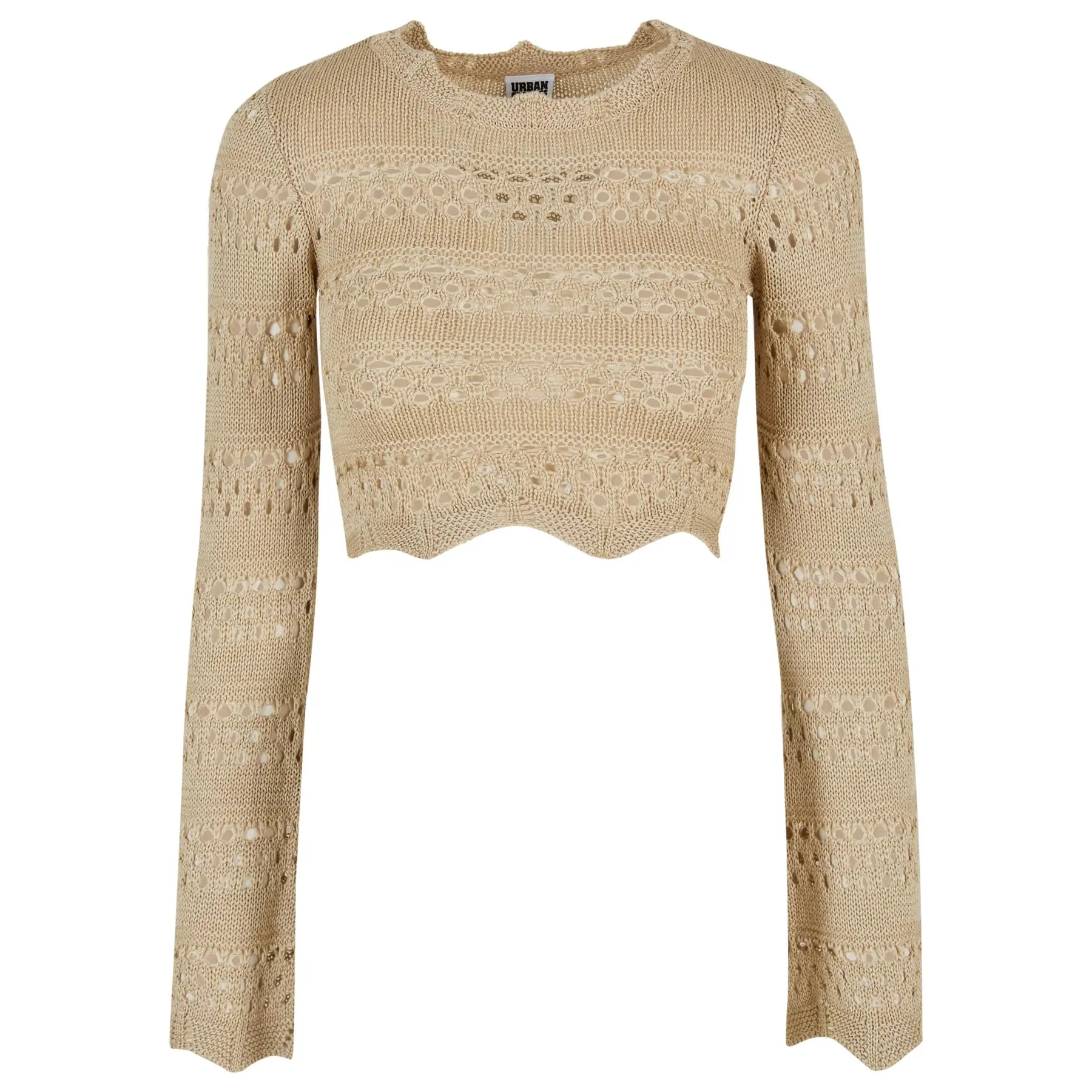 4065812422279 - Häkel-Crop-Strickpullover Frau Urban Classics