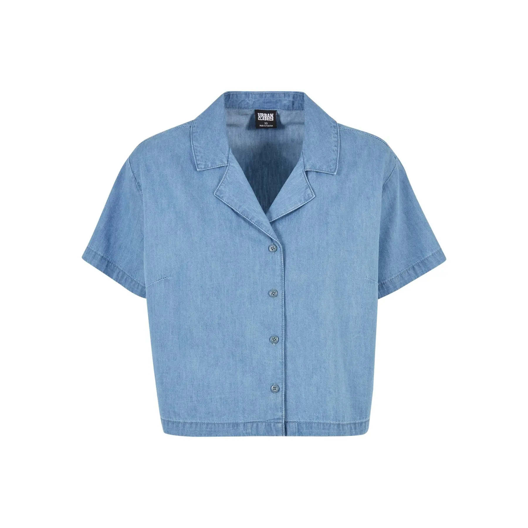 4065812419675 - Leichtes Denim-Urlaubshemd für Damen Urban Classics