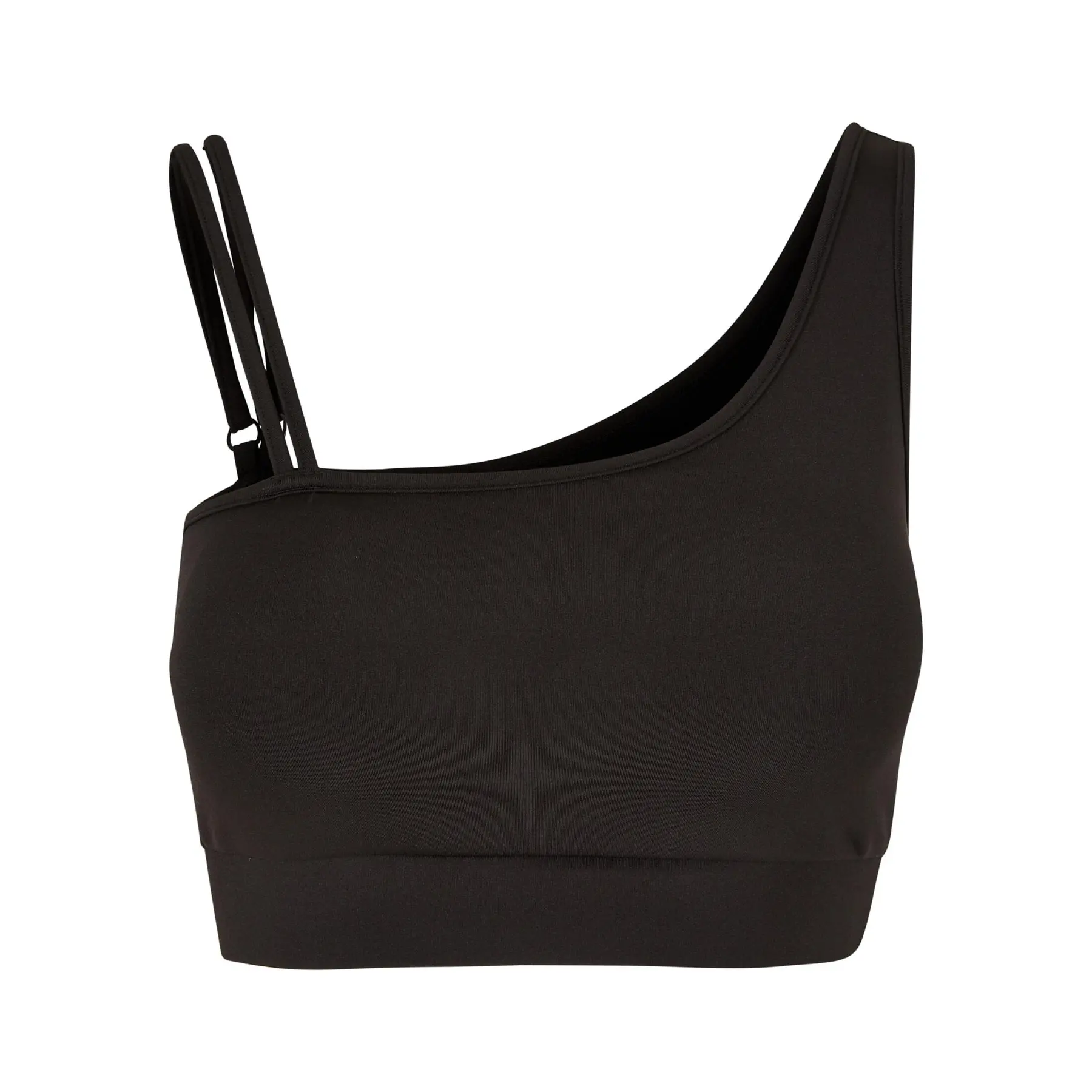 Reggiseno sportivo asimmetrico riciclato donna