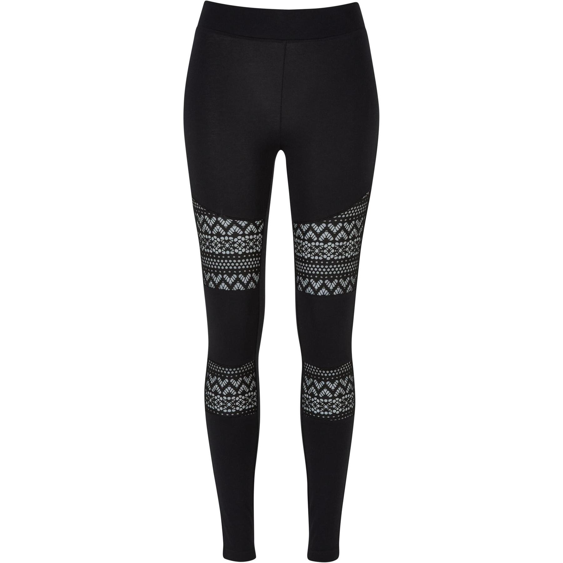 4065812494672 - Legging mit Intarsien aus Häkelspitze Frau Urban Classics
