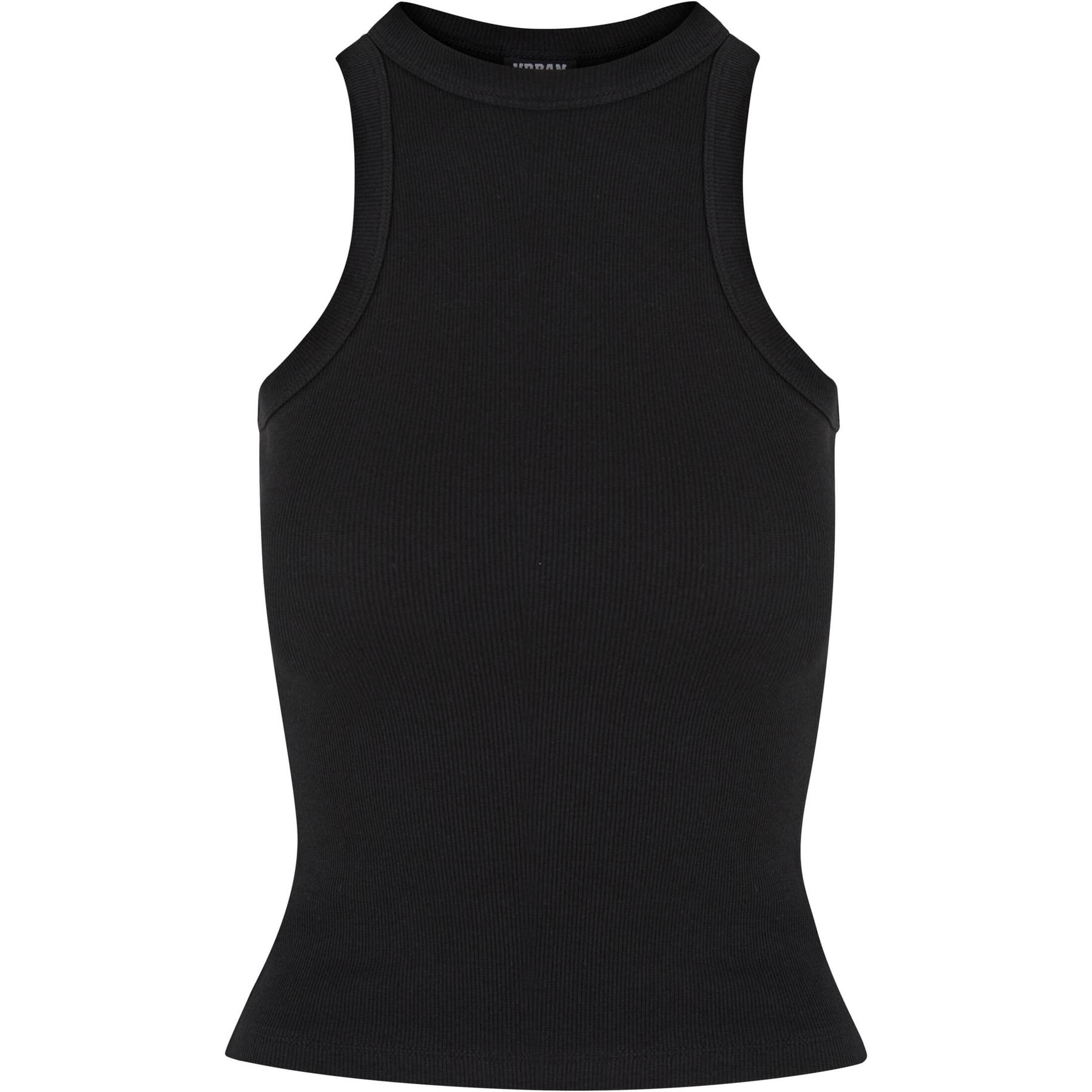 4065812615350 - Ladies Racer Back Rib Top Top schwarz in XXL