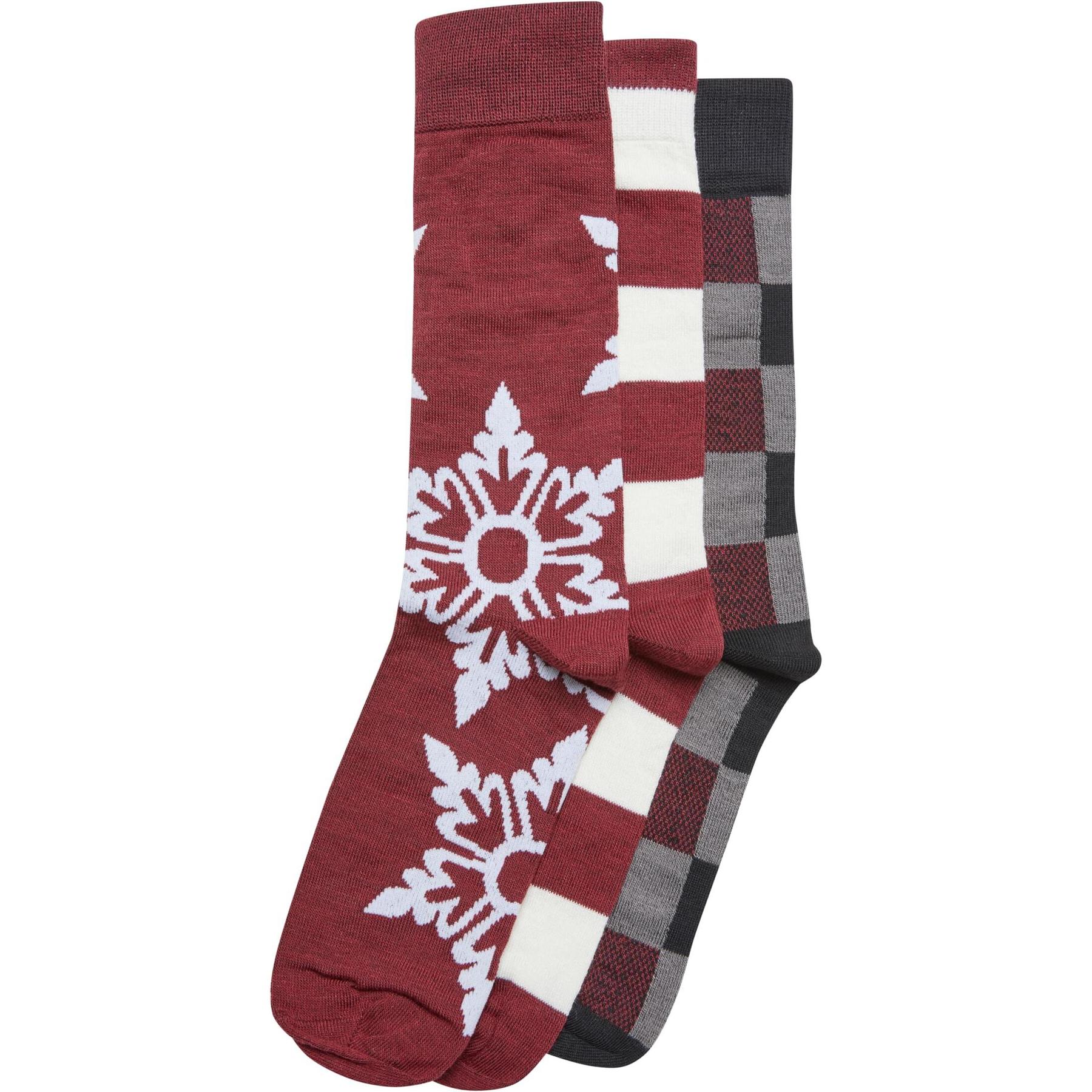 4065812535658 - Socken Christmas Snowflakes (x3)