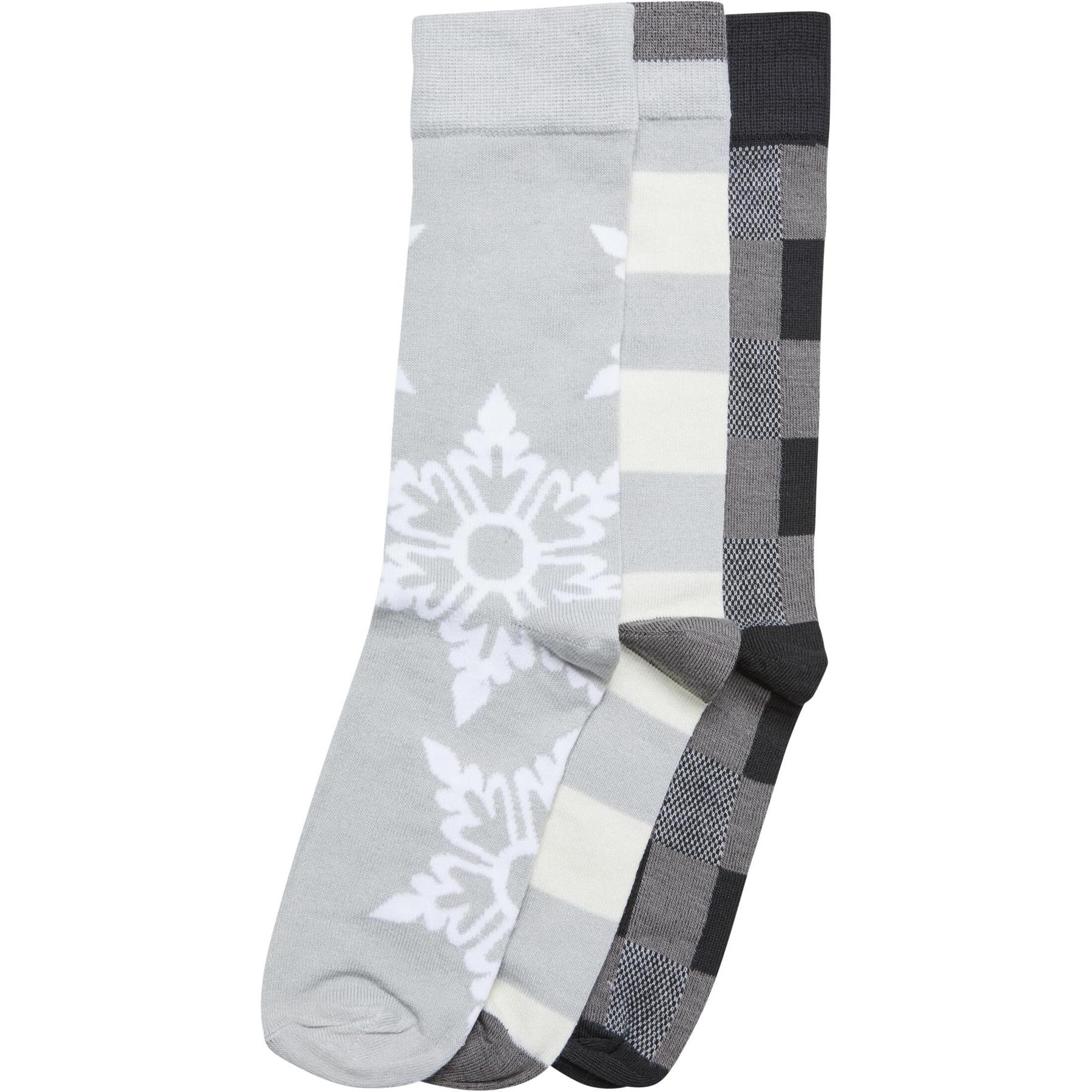4065812535719 - Socken Christmas Snowflakes (x3)