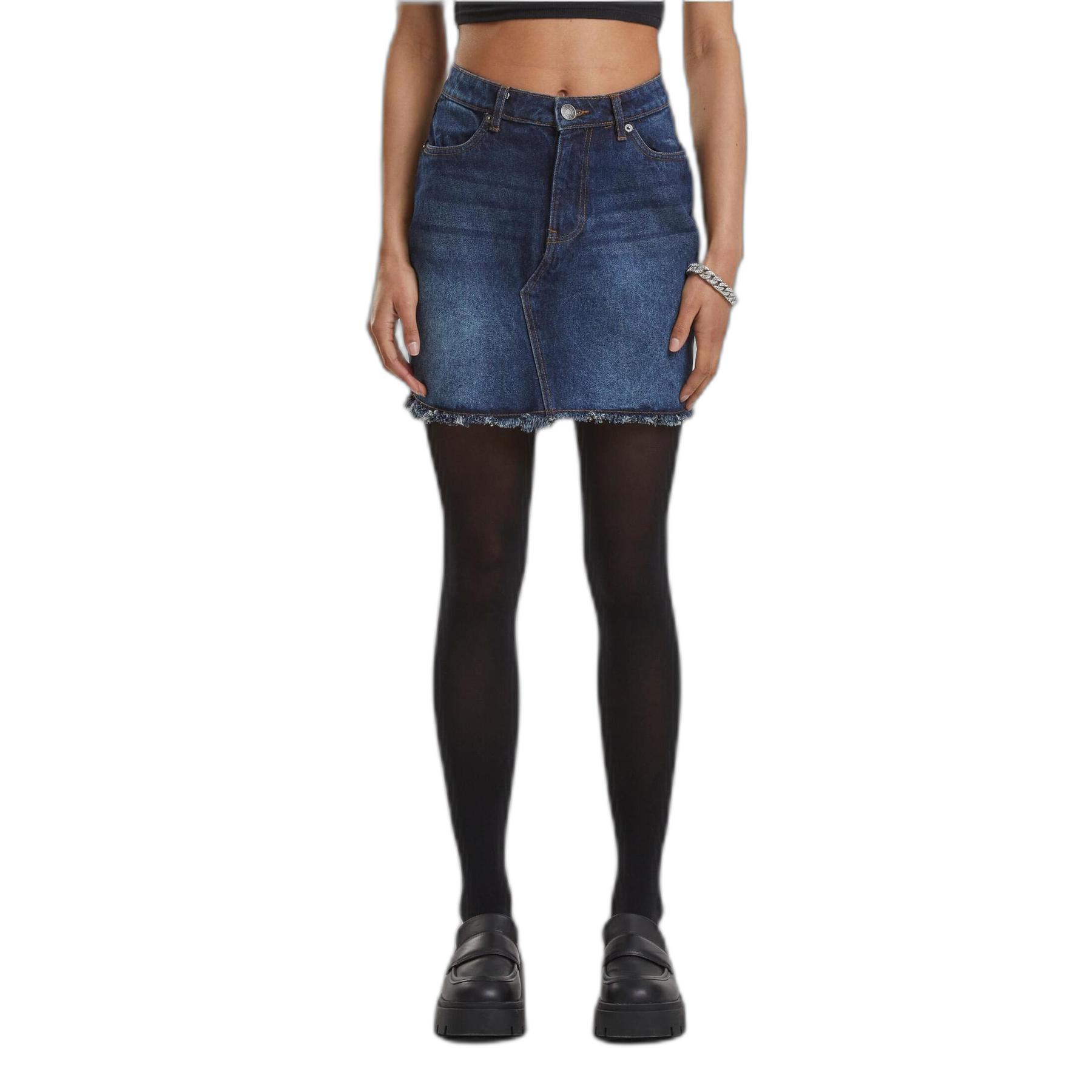 4065812648396 - Ladies Heavy Mini Denim Skirt Kurzer Rock dunkelblau in 29