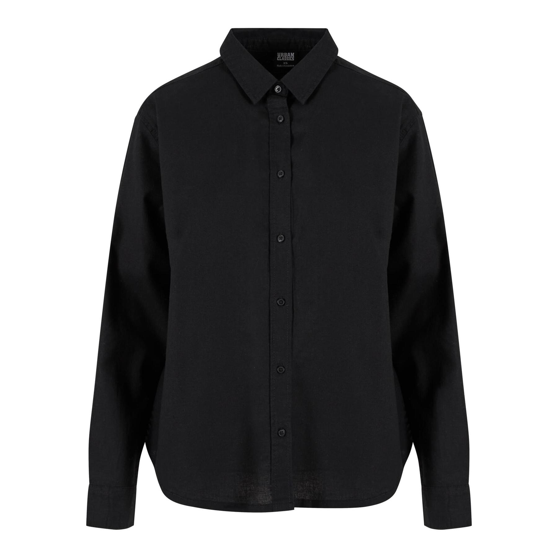 4065812645661 - Oversize Leinenmix-Hemd für Damen Urban Classics