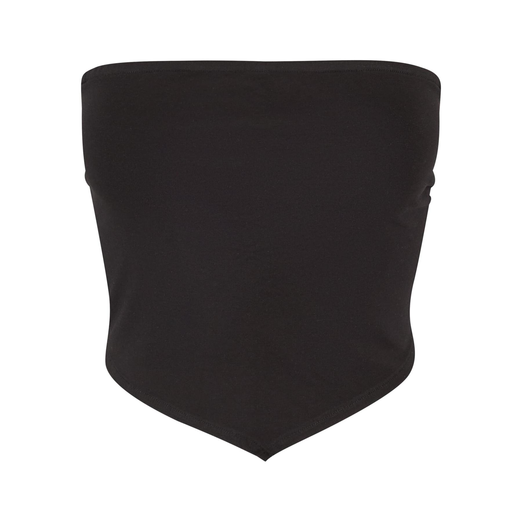 4065812645357 - Ladies Knotted Bandeau Top Top schwarz in L