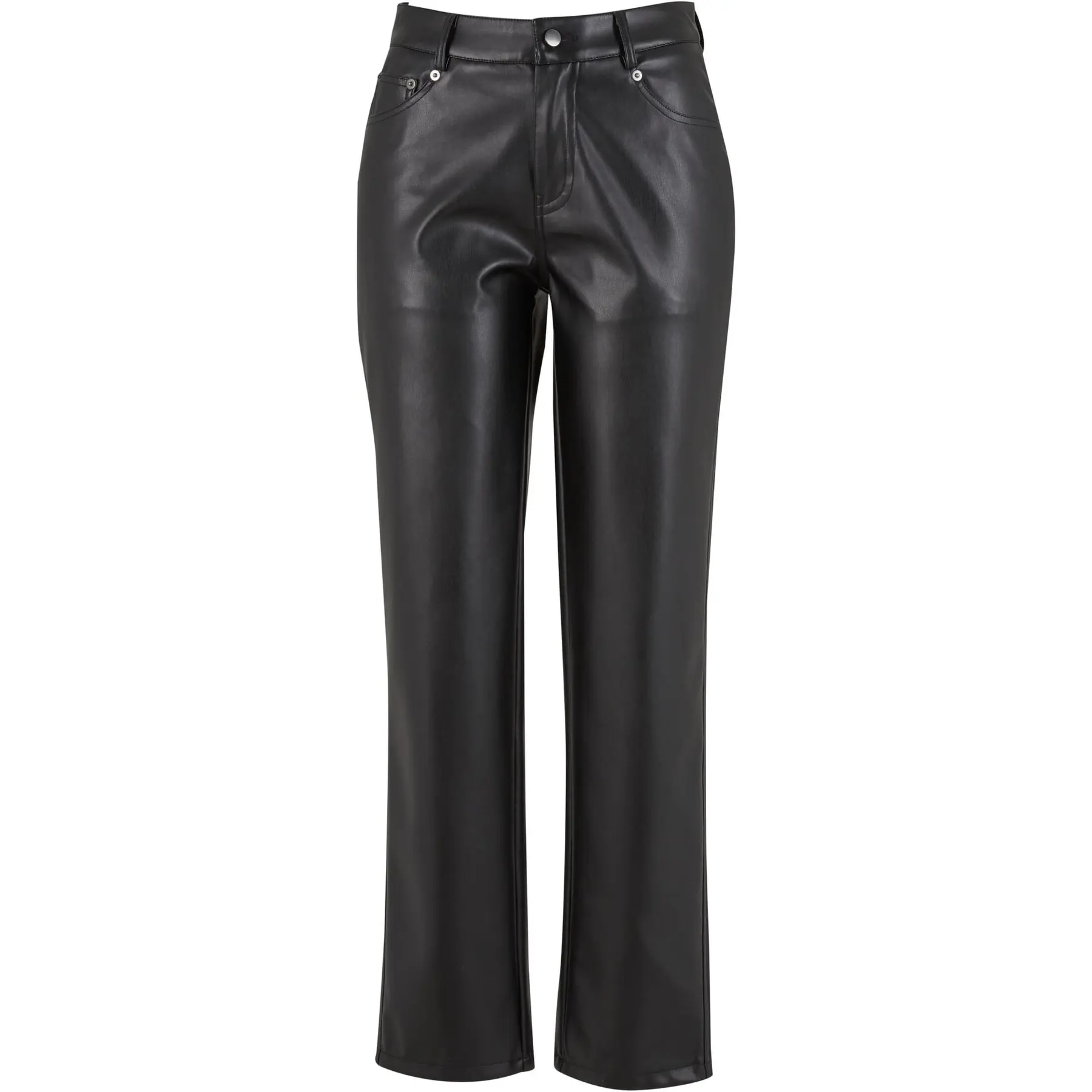 4065812665089 - Ladies Wide Leg Trousers Stoffhose schwarz in W27L32