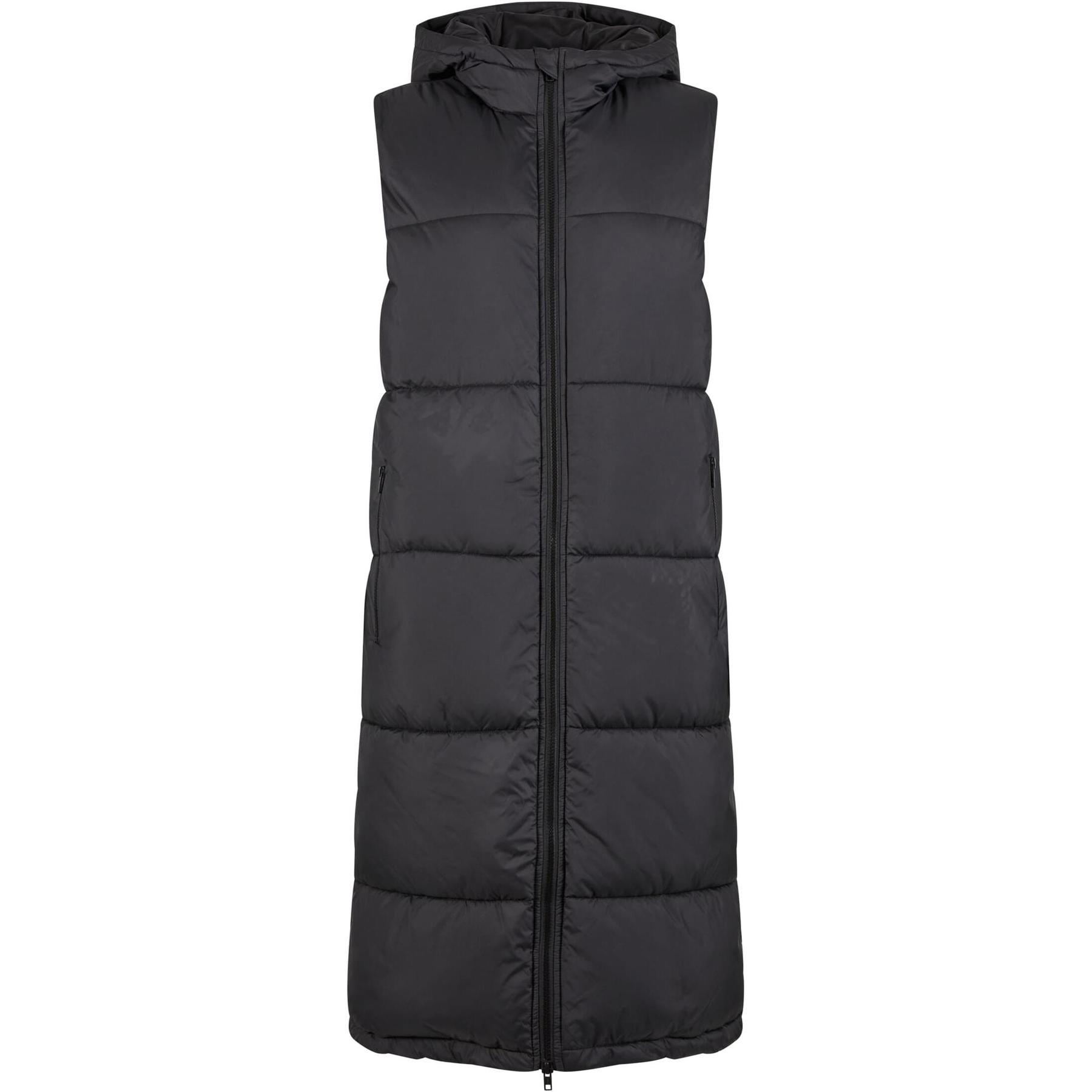 4065812668226 - Damen lange ärmellose Daunenjacke mit Kapuze Urban Classics