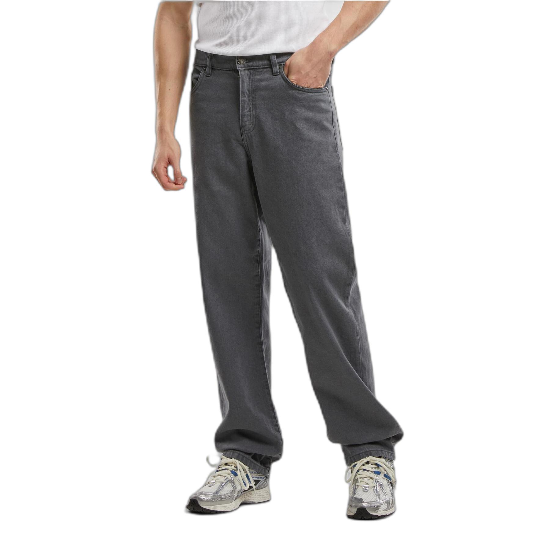 4065812676481 - Straight Fit Denim Jeans dunkelgrau in W32L32