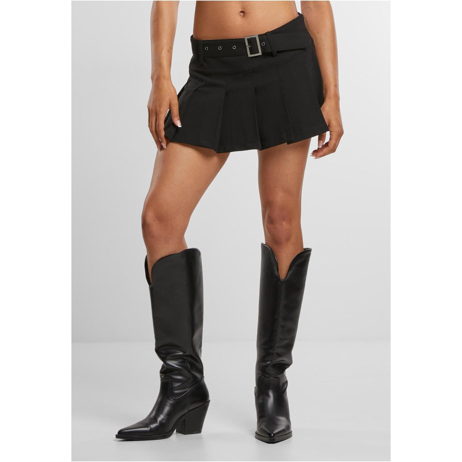 4065812703330 - Ladies Pleated Skirt Kurzer Rock schwarz in M