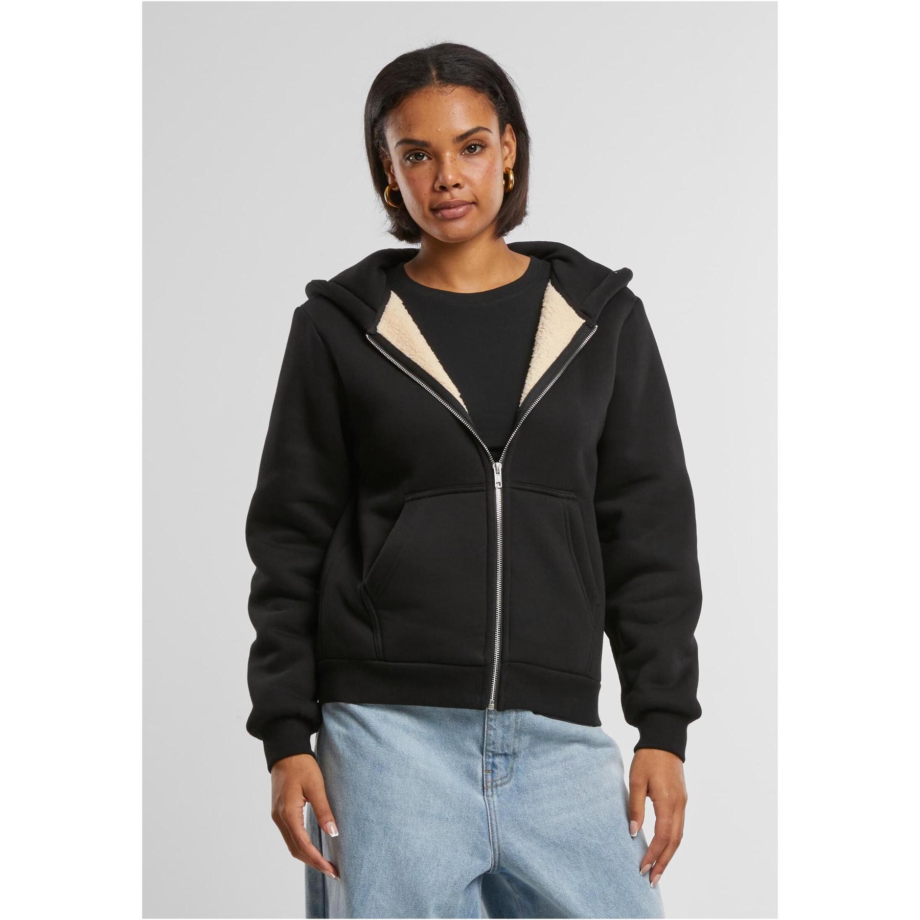 4065812711809 - Sweatshirt mit Reißverschluss Damen Bonded Sherpa