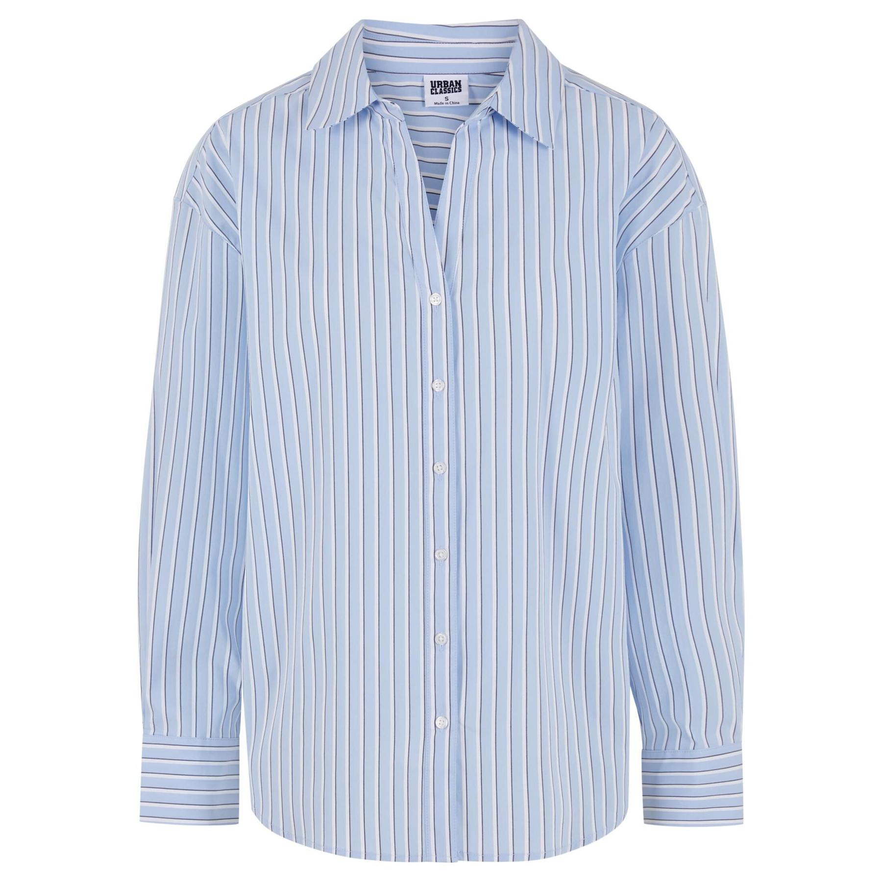 4065812785343 - Oversize Streifenhemd Damen Oversized Striped