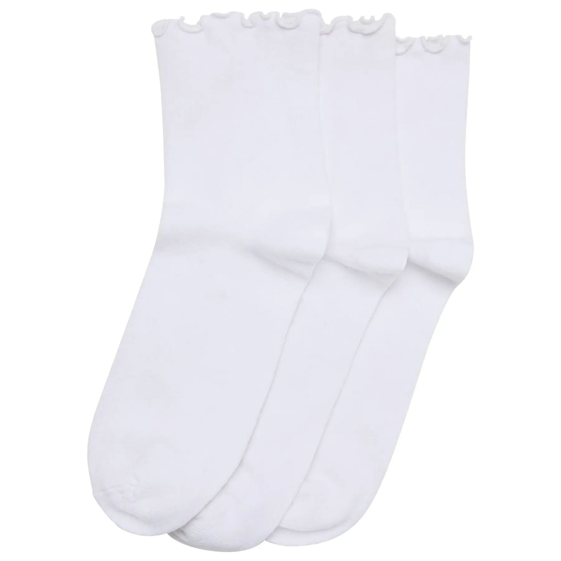 Urban Classics Unisex Blanc Football Socks Ruffle (X3)