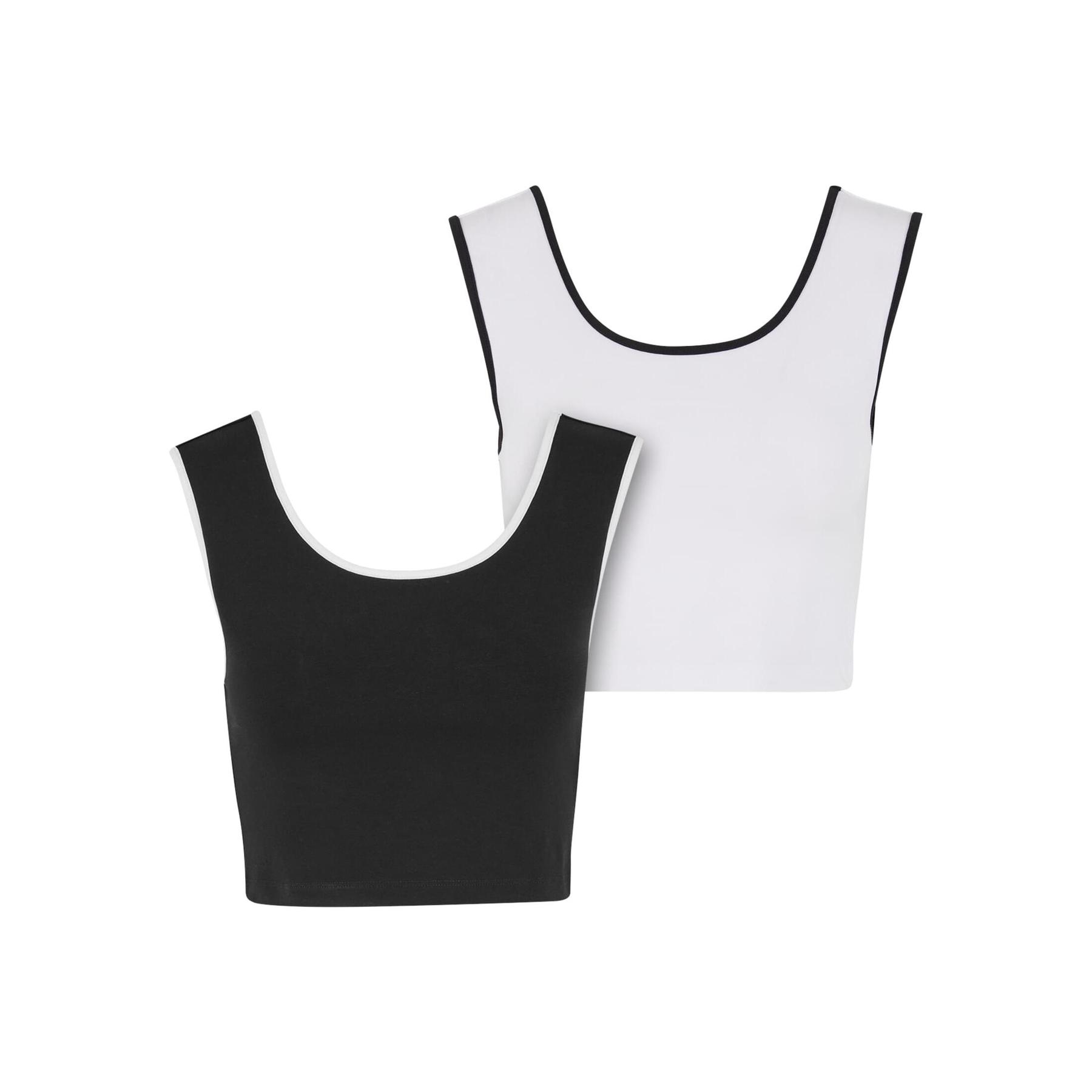 4065812794741 - Damen-Crop-Top Contrast