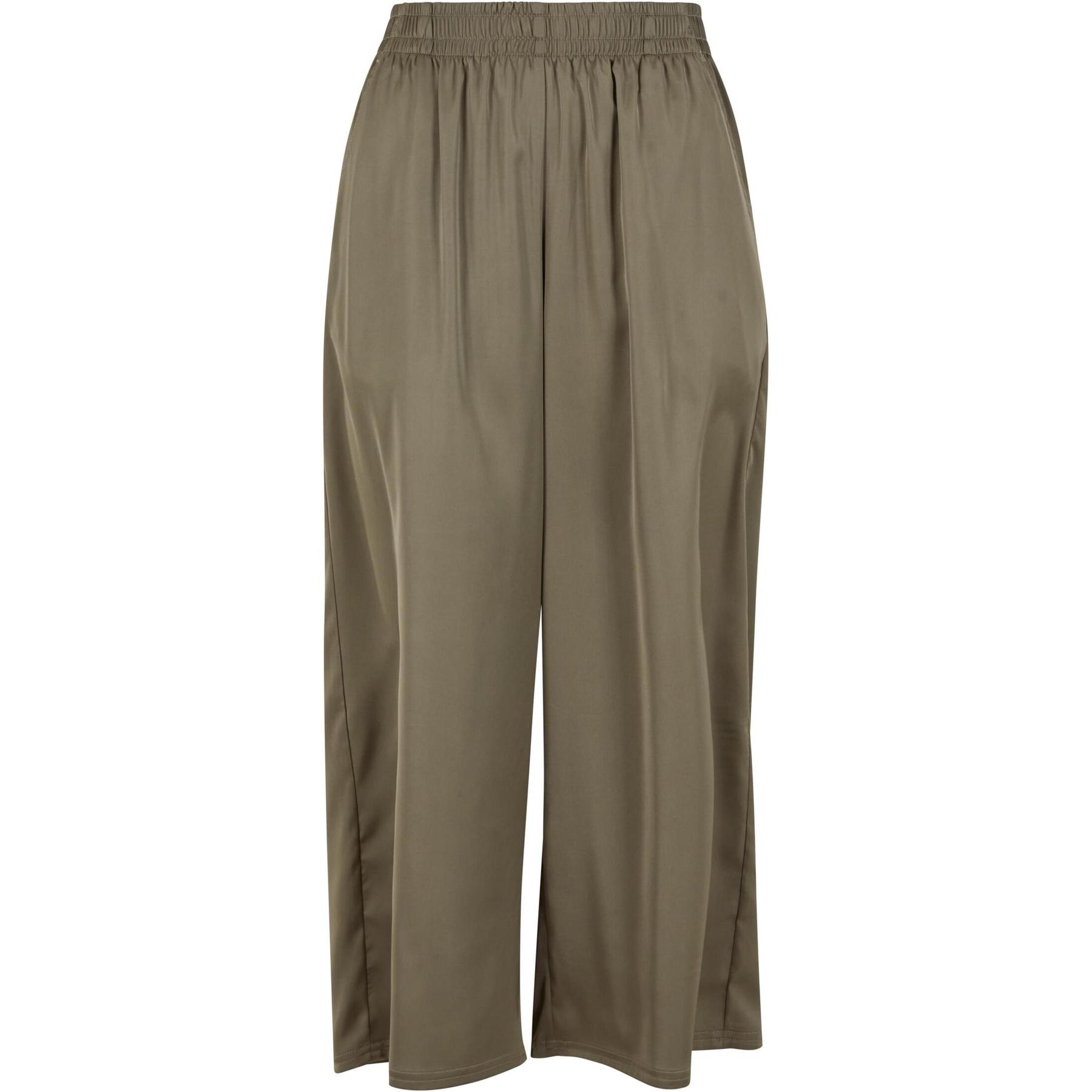 4065812797926 - Hosen weit aus Satin für Frauen Urban Classics