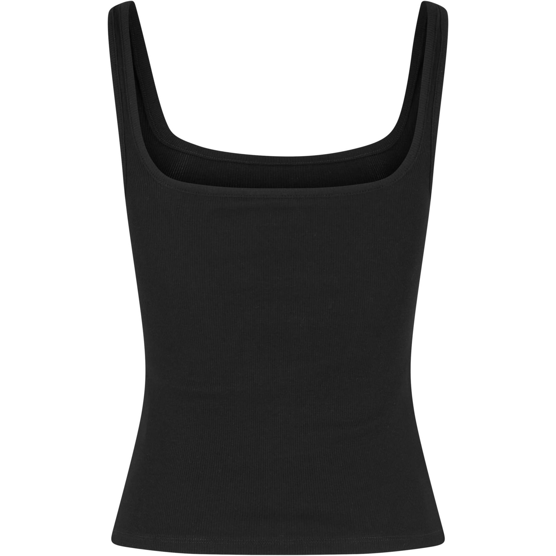 4065812796271 - Ladies Wide Neck Rib Top 2-Pack Top schwarz in XL