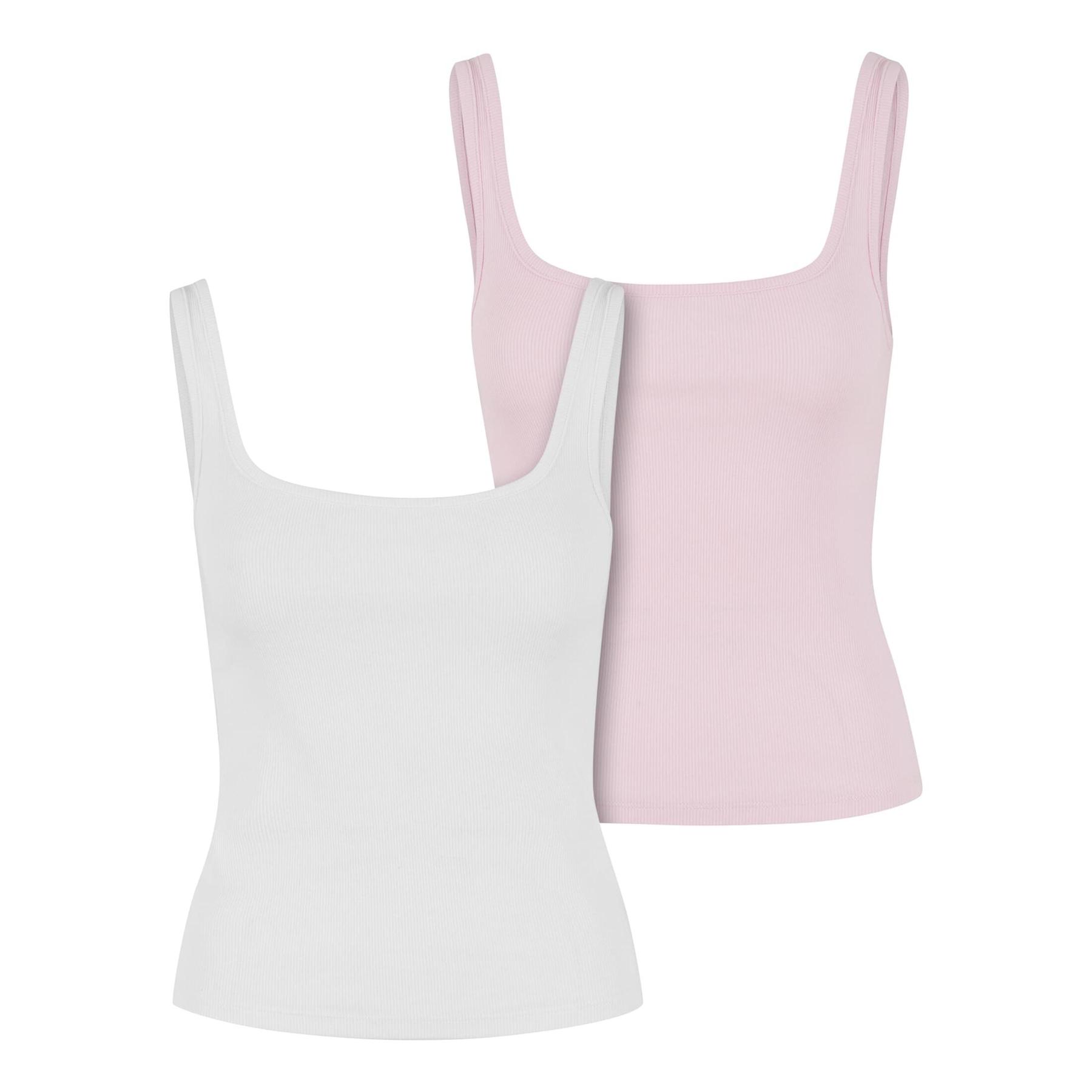 4065812796677 - Damen Tanktop mit weitem Ausschnitt (x2)