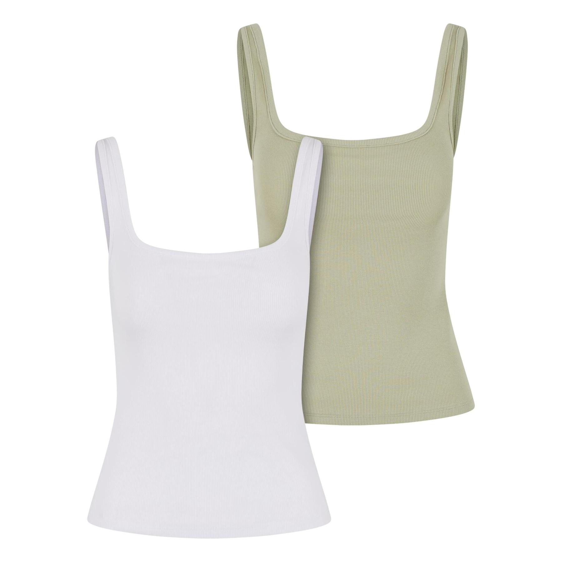 4065812796707 - Damen Tanktop mit weitem Ausschnitt (x2)