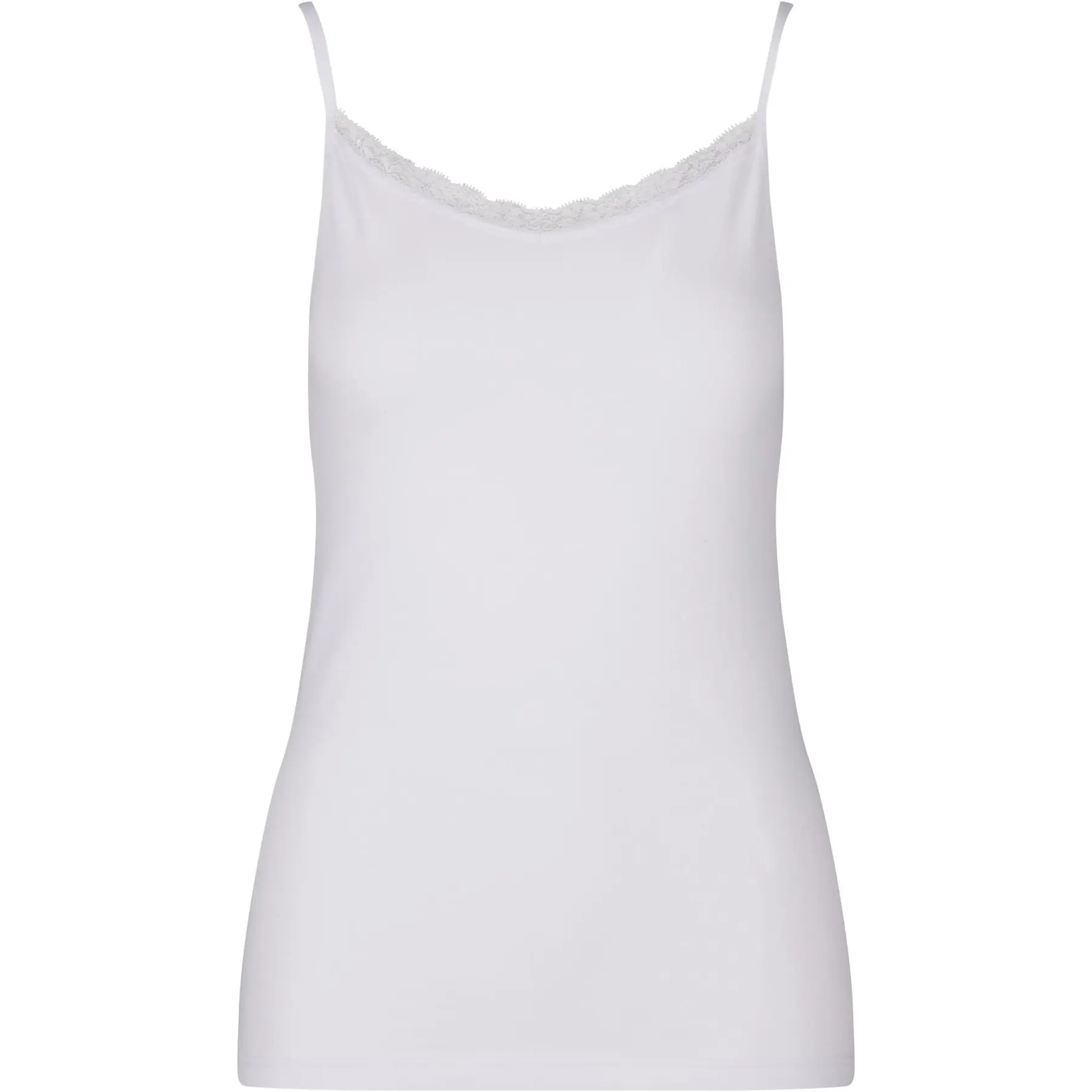 4065812775153 - Damen Baumwolltanktop Basic Lace (x2)