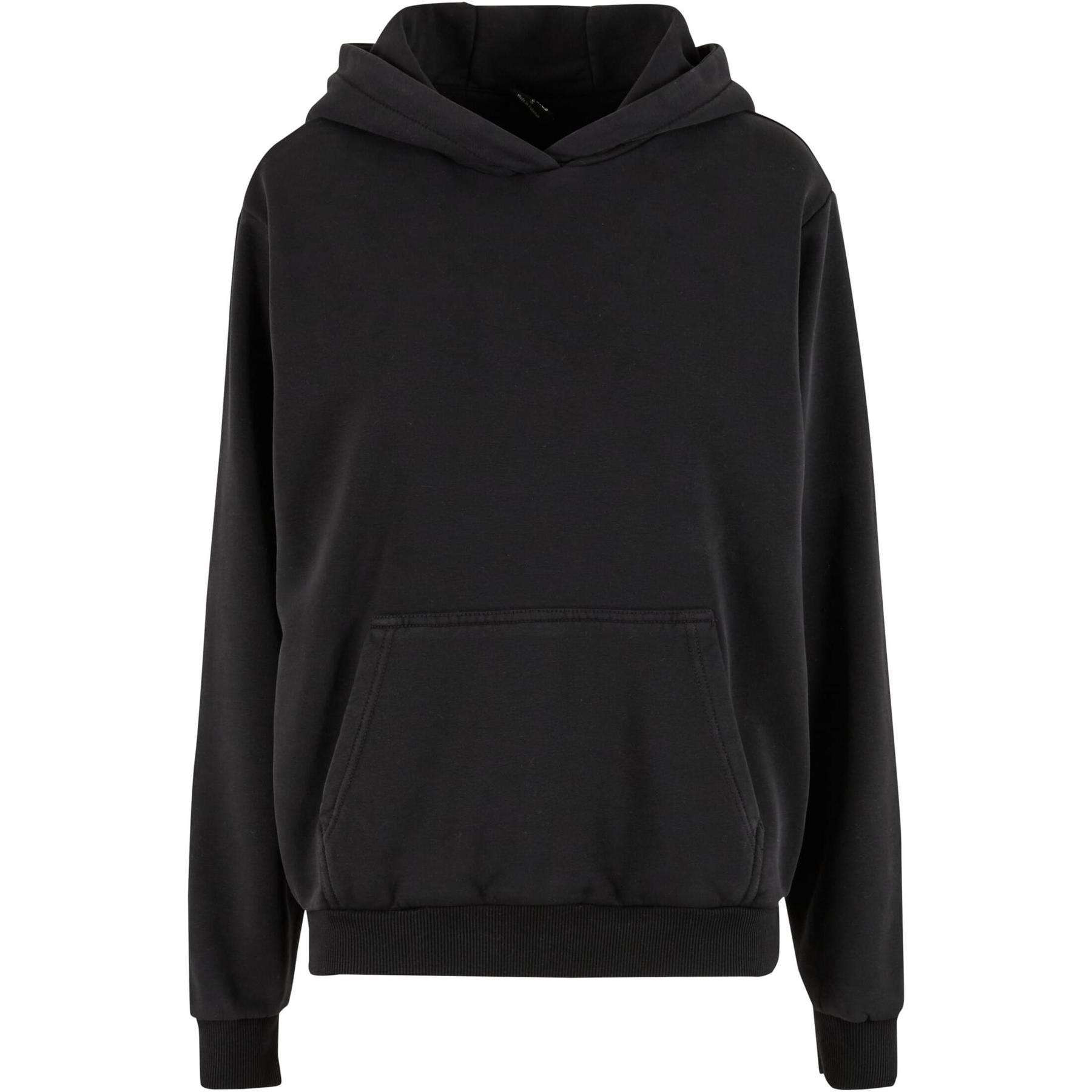 4065812845221 - Ladies Vintage Heavy Hoody Kapuzenpullover schwarz in L