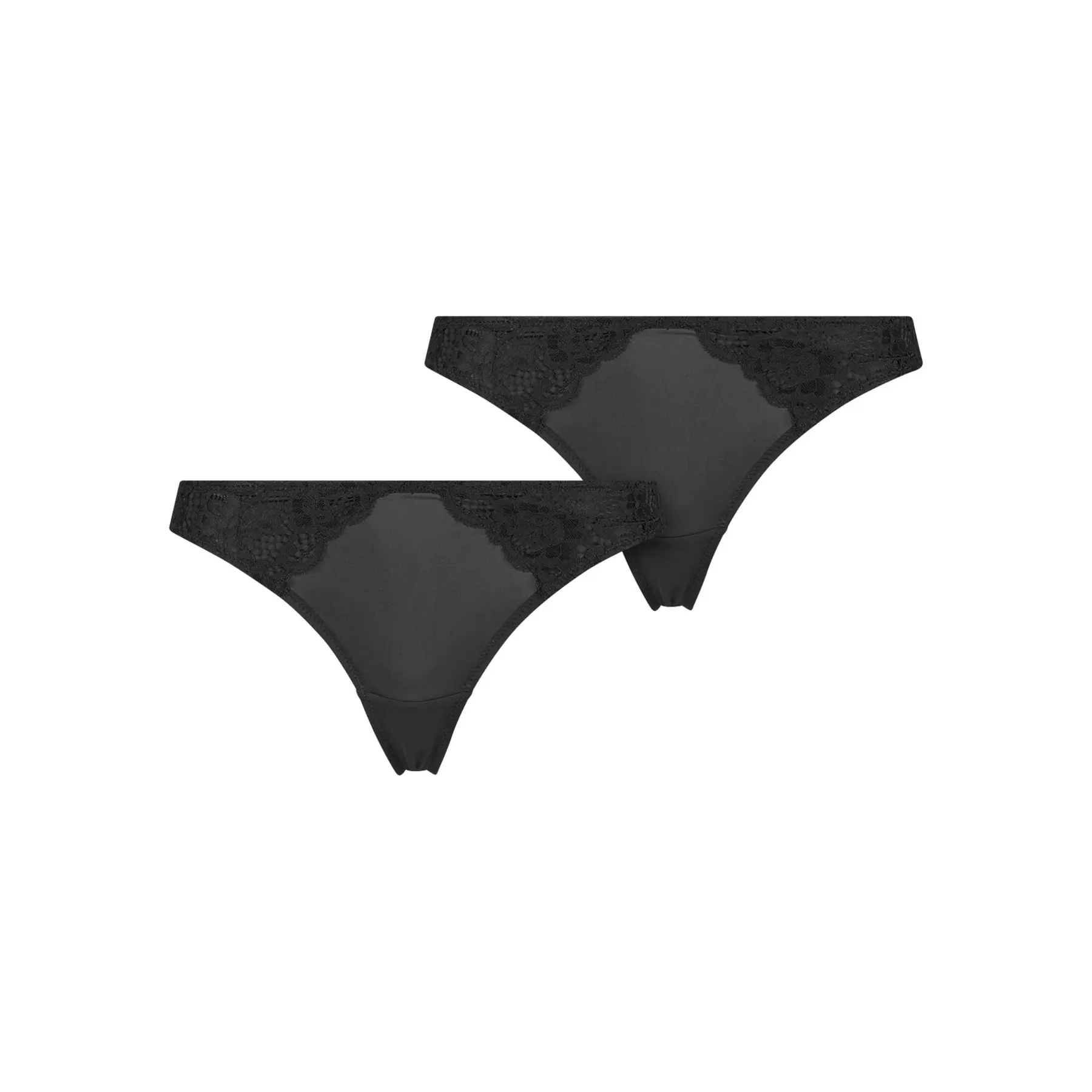 Urban Classics Women's Noir Tanga (X2)