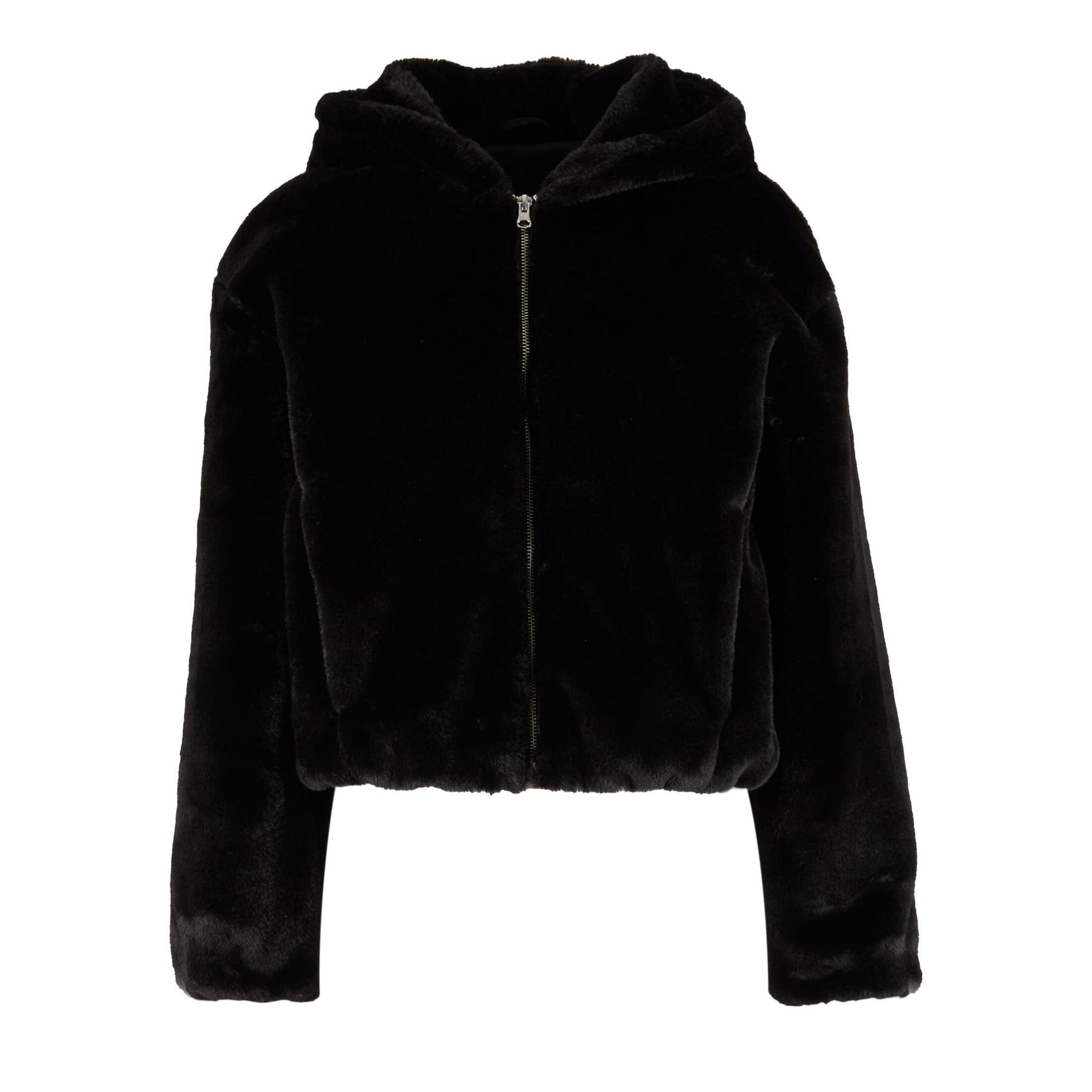4065812834416 - Fleece mit Kapuze und Reißverschluss Damen Urban Classics