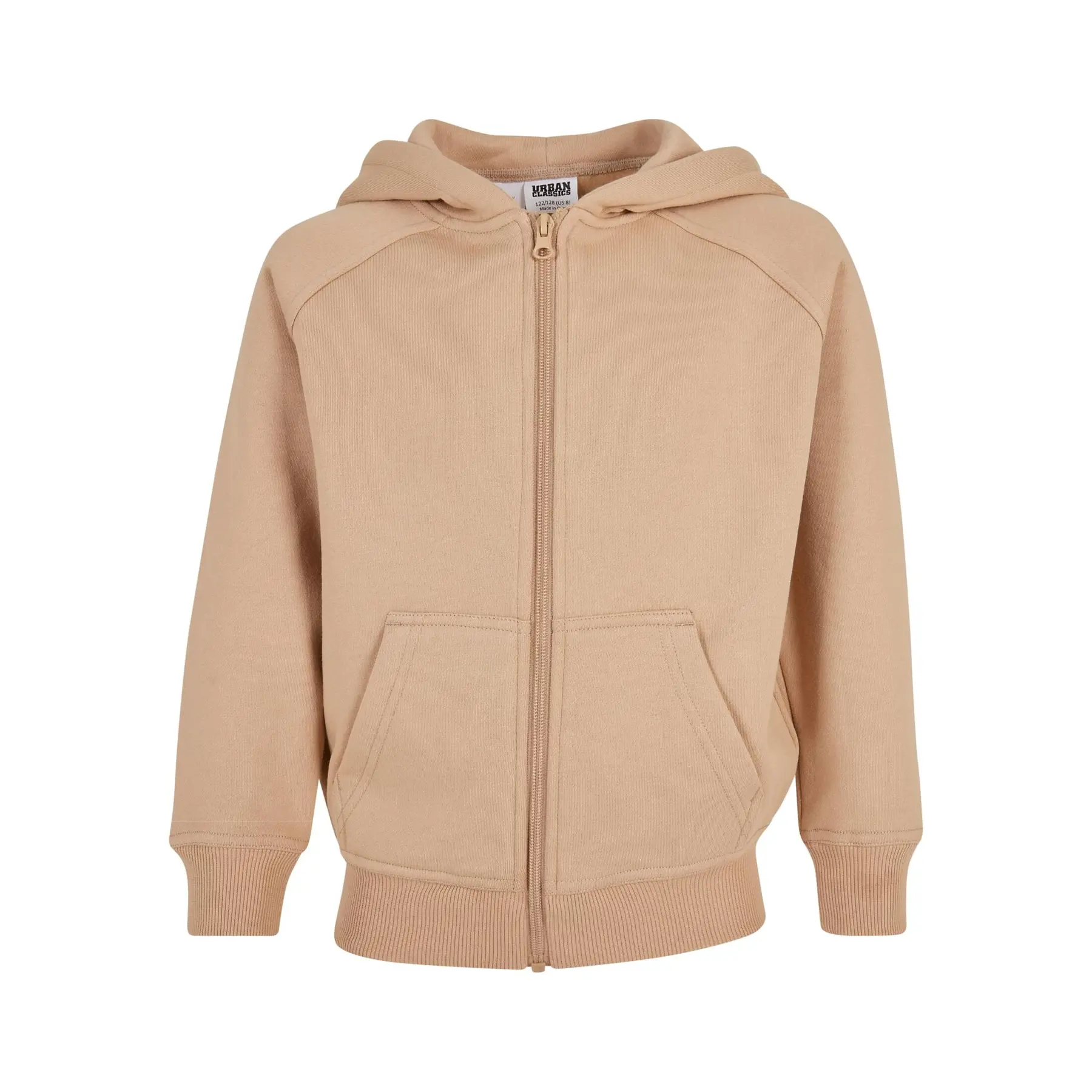 Sweatshirt Kapuzenpullover mit Reißverschluss Kind Urban Classics Zip