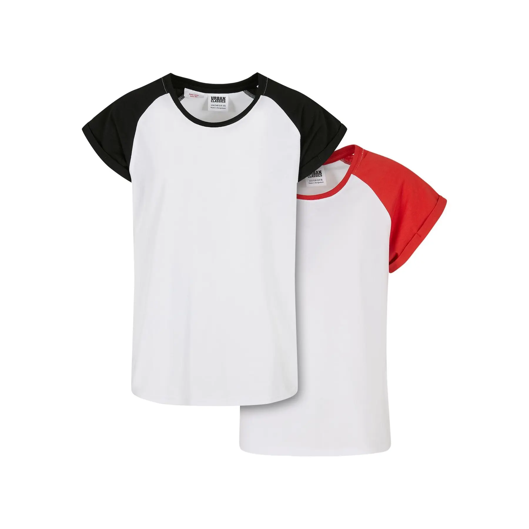 Raglan-T-Shirts für Mädchen Urban Classics (x2)