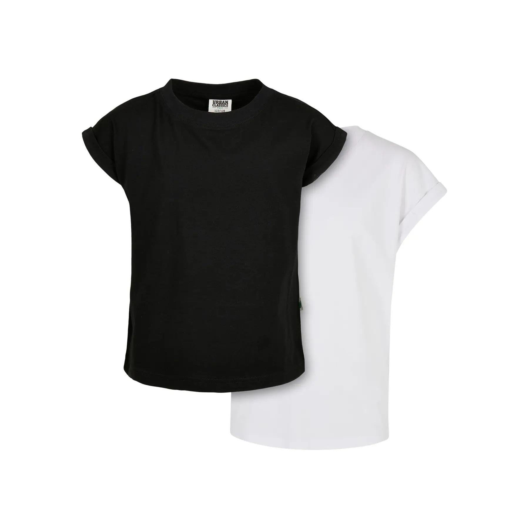 T-Shirt mit freien Schultern, Mädchen Urban Classics Organic (x2)