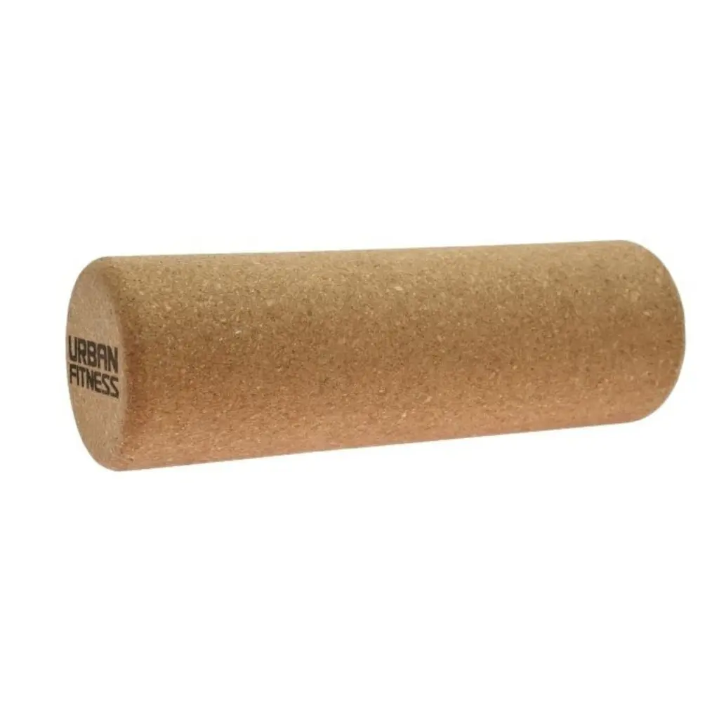 Urban Fitness Rouleau de yoga en liège , Beige, Taille 30x10 cm