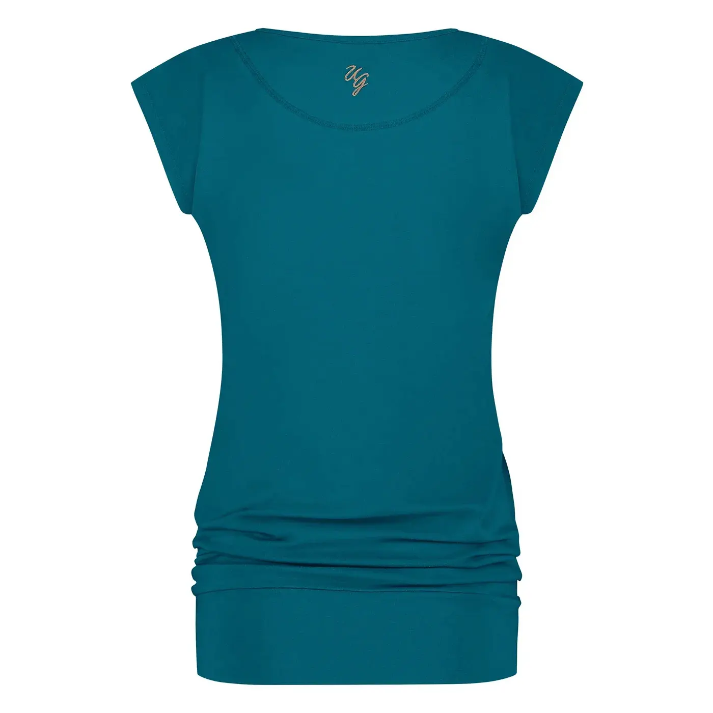 Urban Goddess Femme T-shirt Asana, Bleu, Taille M/L