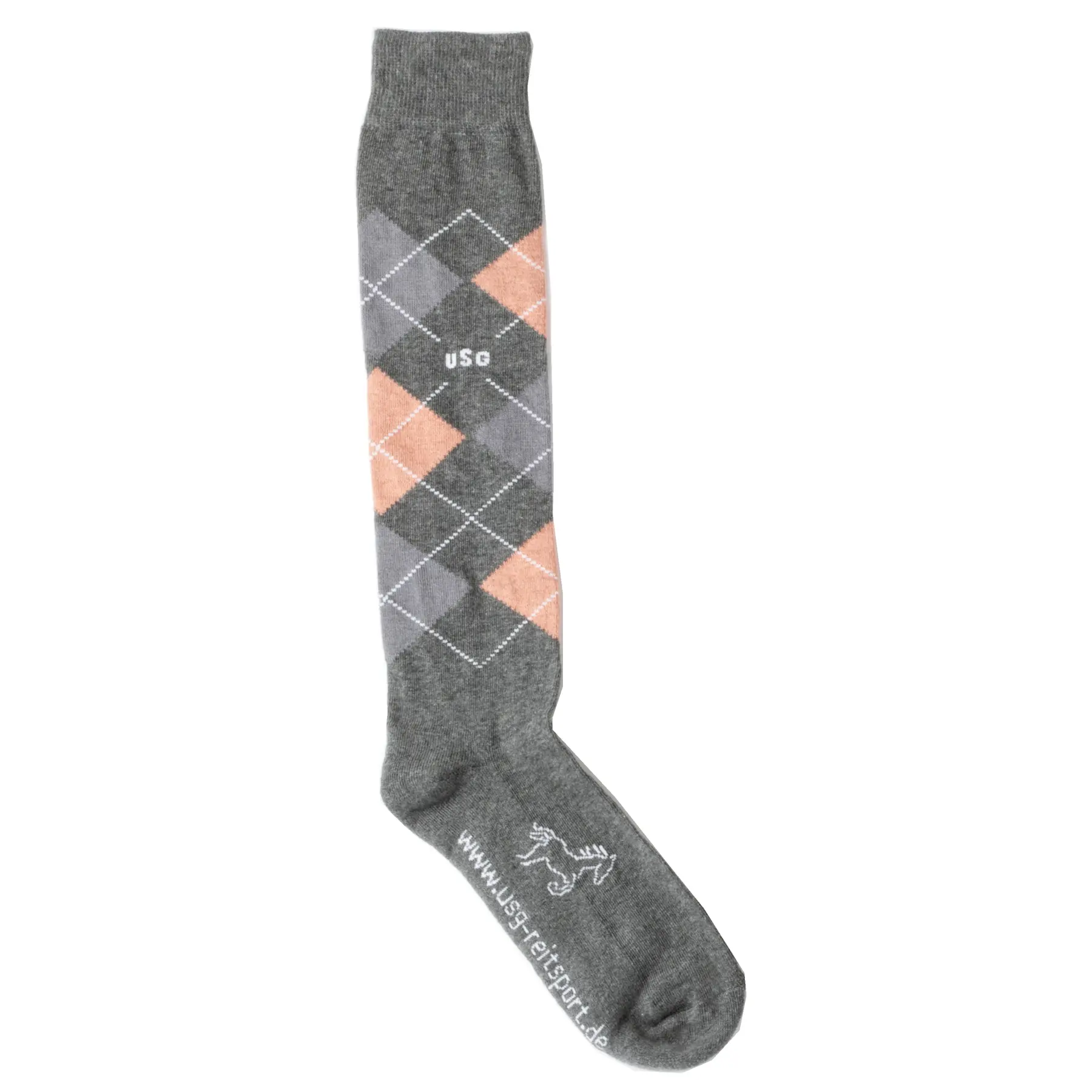 Usg Gris Riding Socks Caro Original Sockies (X3)
