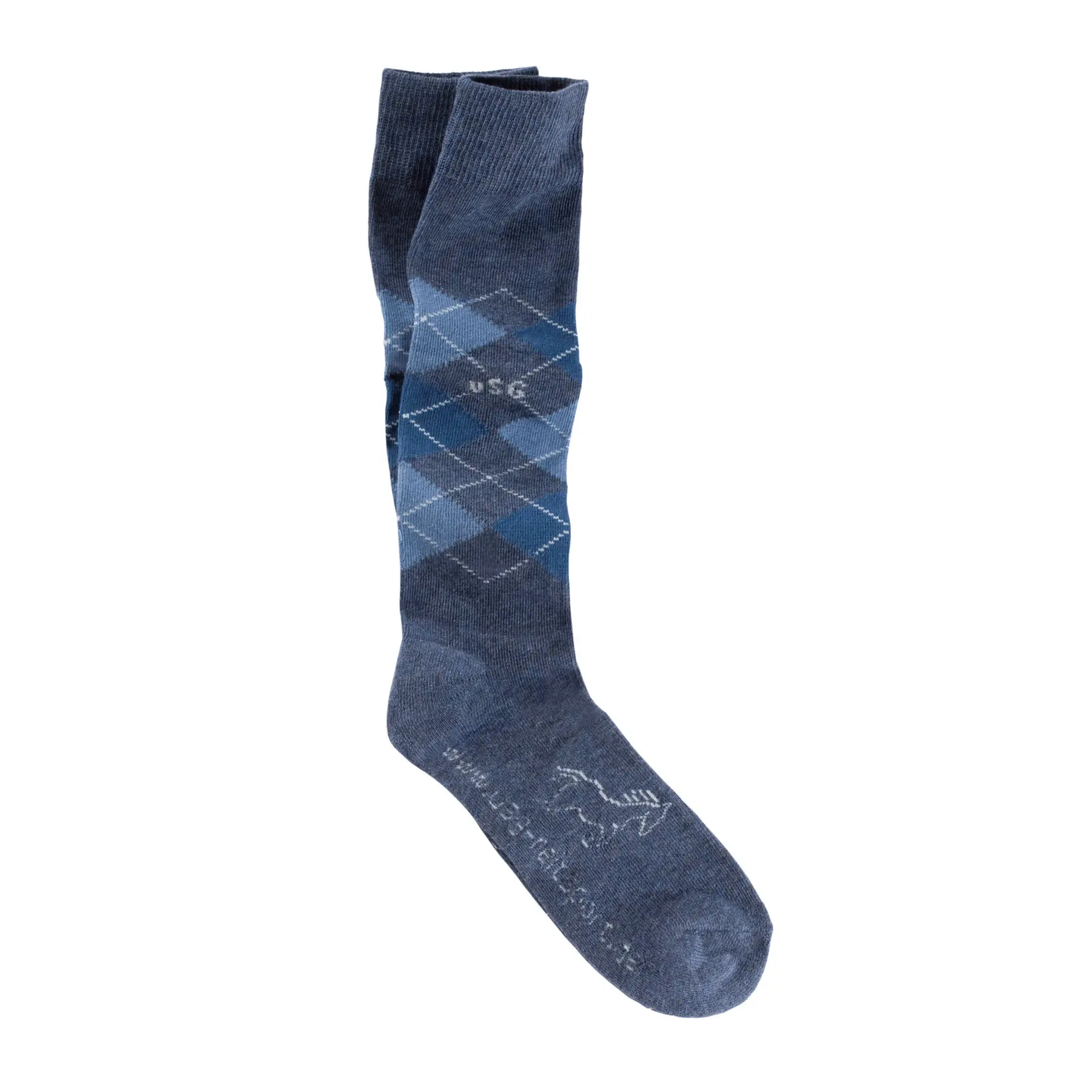 Usg Bleu Riding Socks Caro Original Sockies (X3)