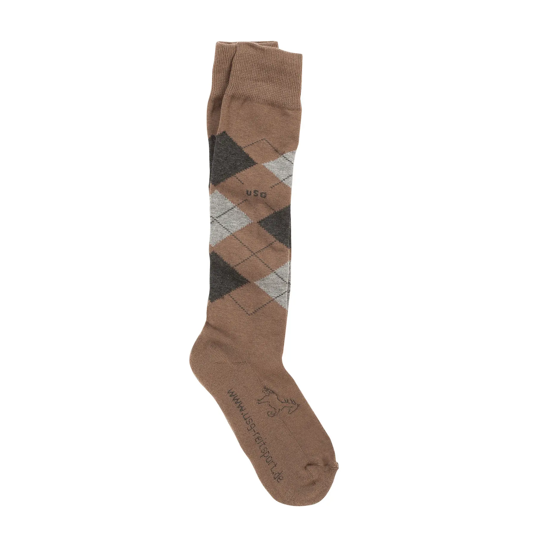 Usg Marron Riding Socks Caro Original Sockies (X3)