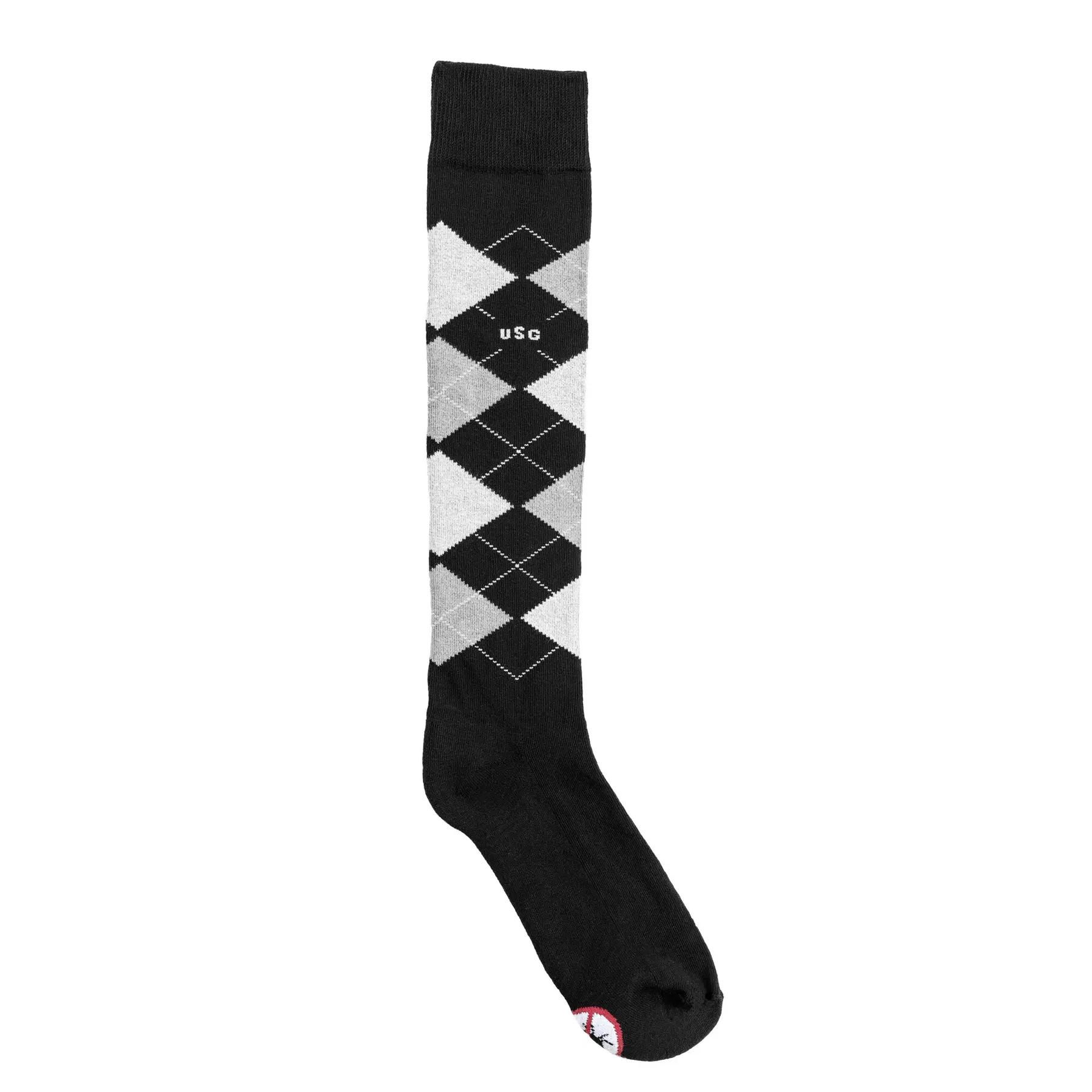 Usg Noir Riding Socks Caro Original Anti Tick/ Sockies (X3)