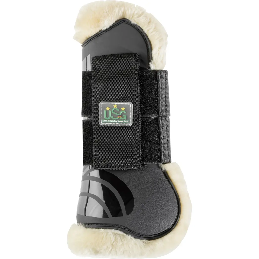 Meilleurs prix pour Guêtres pour cheval tendineuses avec synthétique bord en fausse fourrure USG