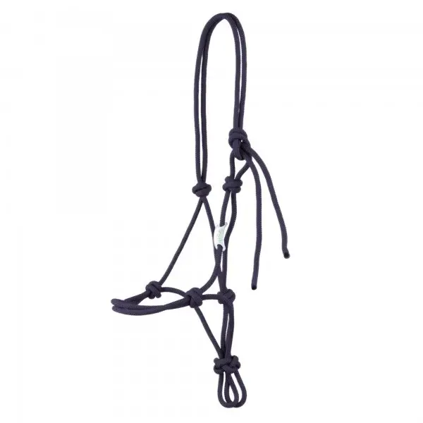 Usg Bleu Knotted Rope Halter For Horse Basic