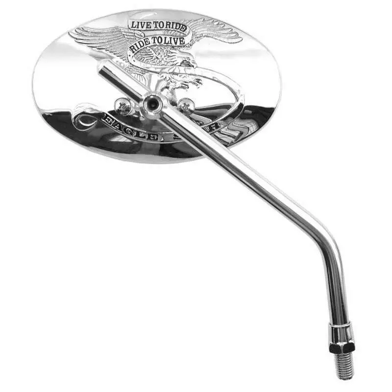 Universeller chromierter Motorrad-Spiegel V Parts