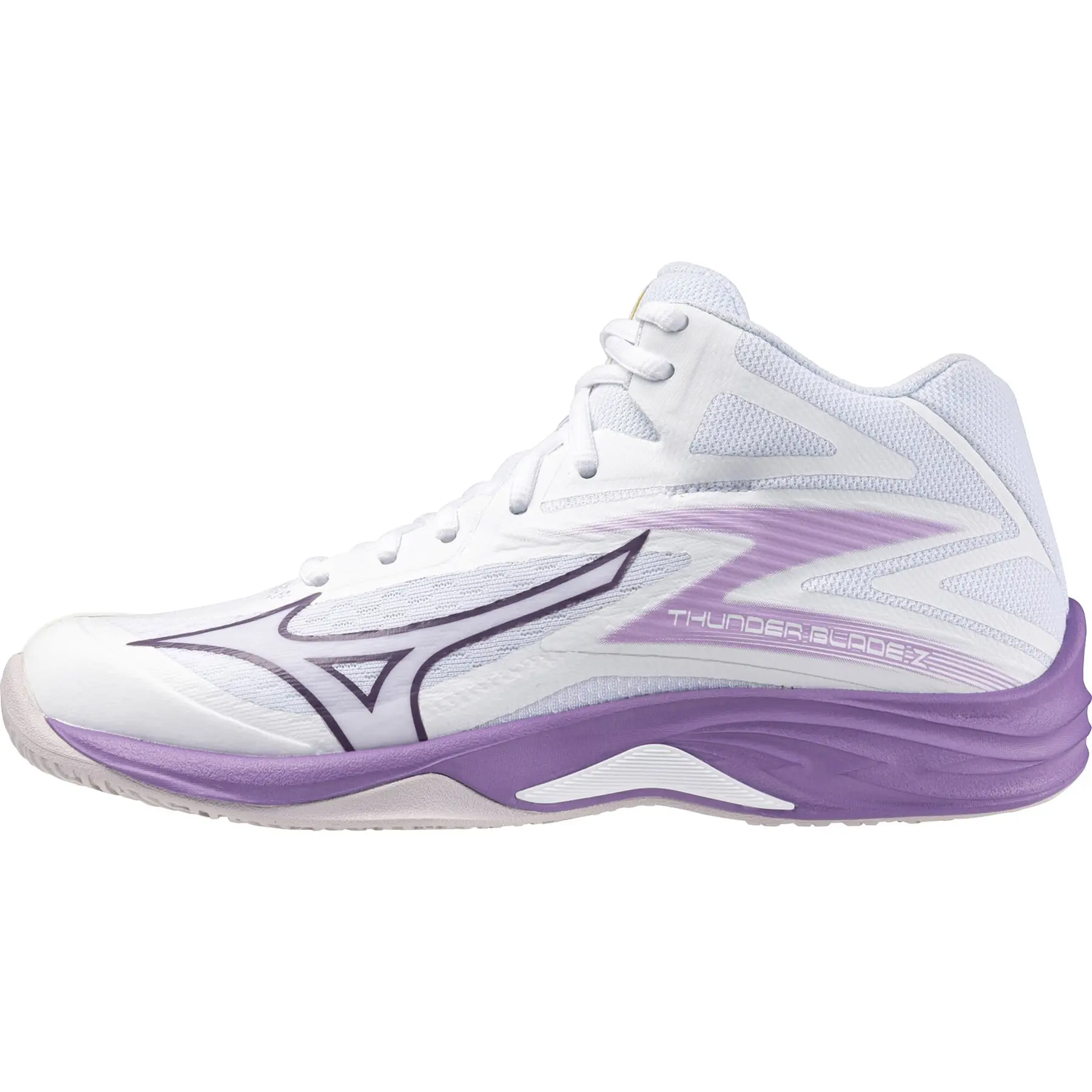 Mizuno Femme Chaussures indoor Thunder Blade Z Mid, Blanc, Taille 42
