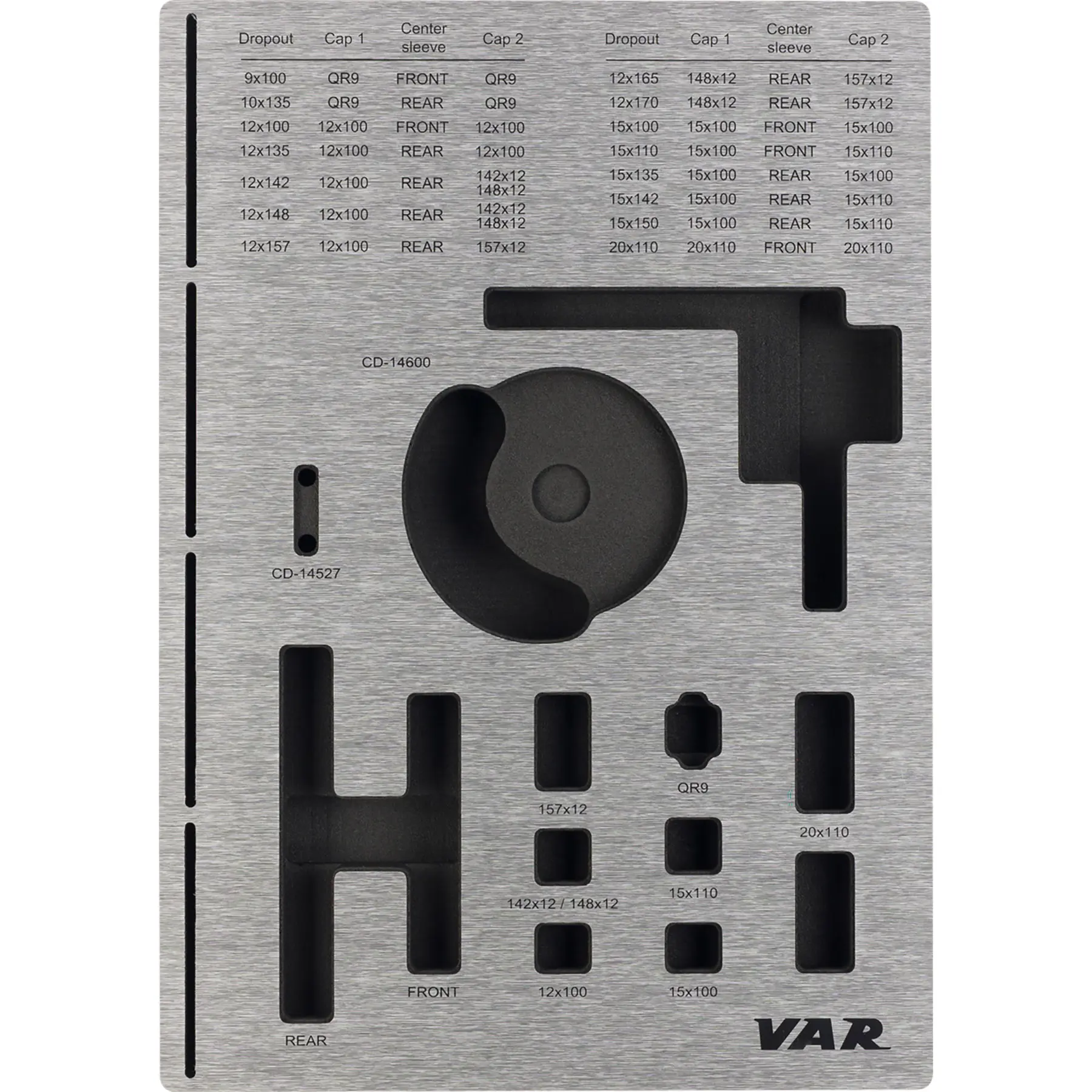 Mousse zur Werkzeugspeicherung CD-14600 vorgefertigt Var
