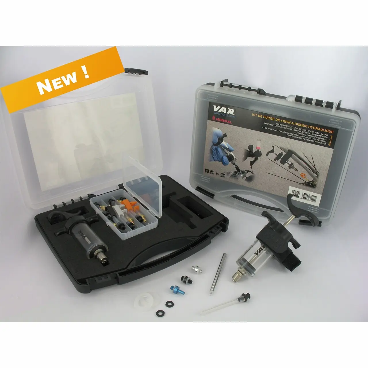 Velo Store - UK Mineral oil purge kit Var | Extra 10% off with Subscription, Postage £16.79 to UK Fedex.