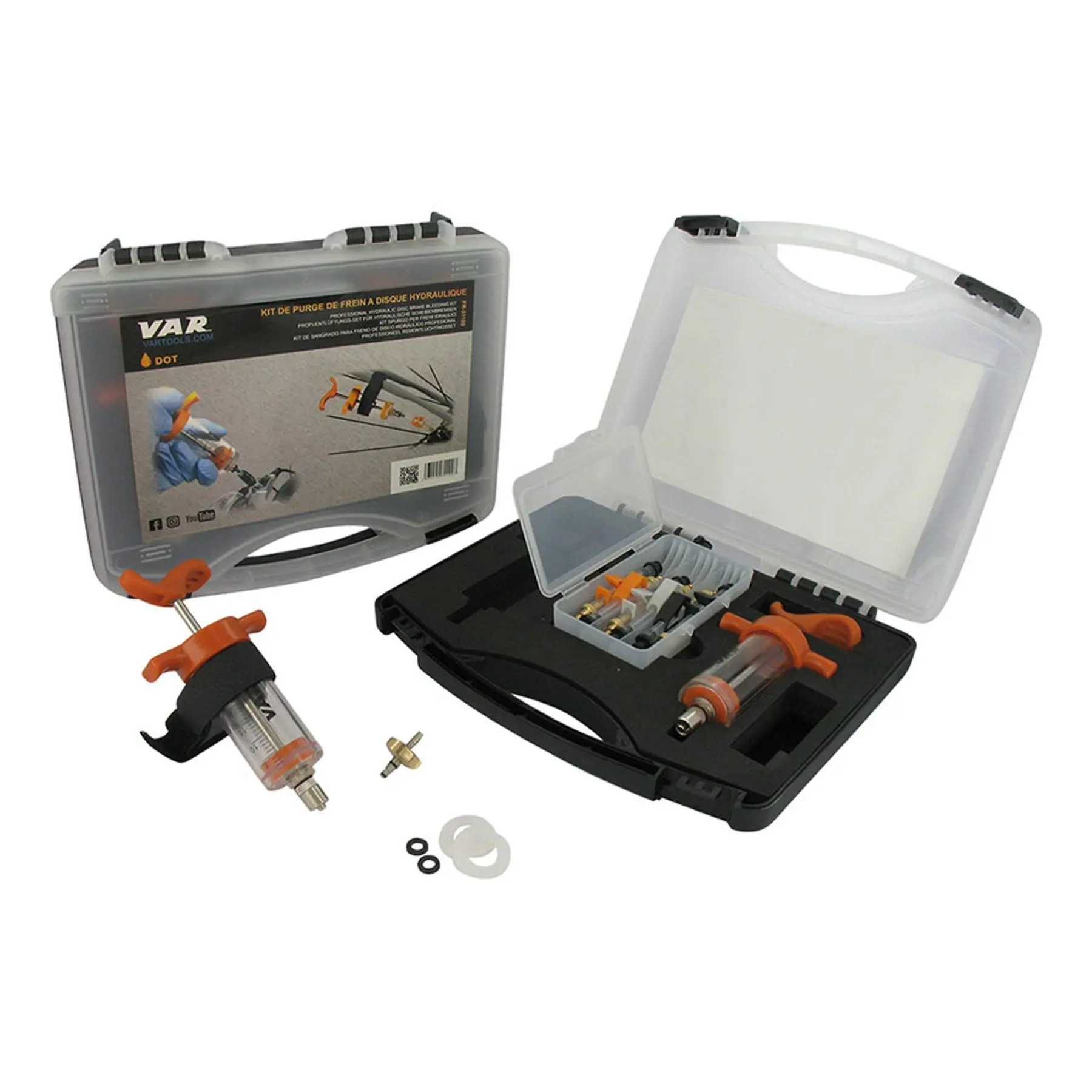 Velo Store - UK Mineral oil purge kit Var | Extra 10% off with Subscription, Postage £16.79 to UK Fedex.